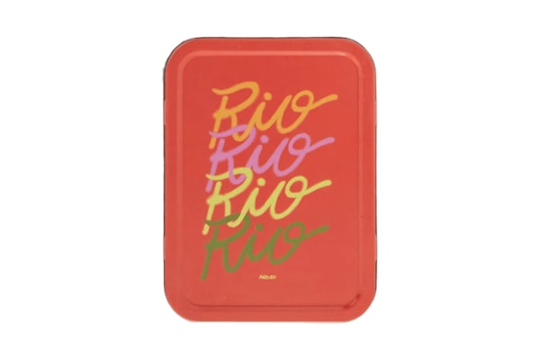 Caixa De Metal Rio - Laranja