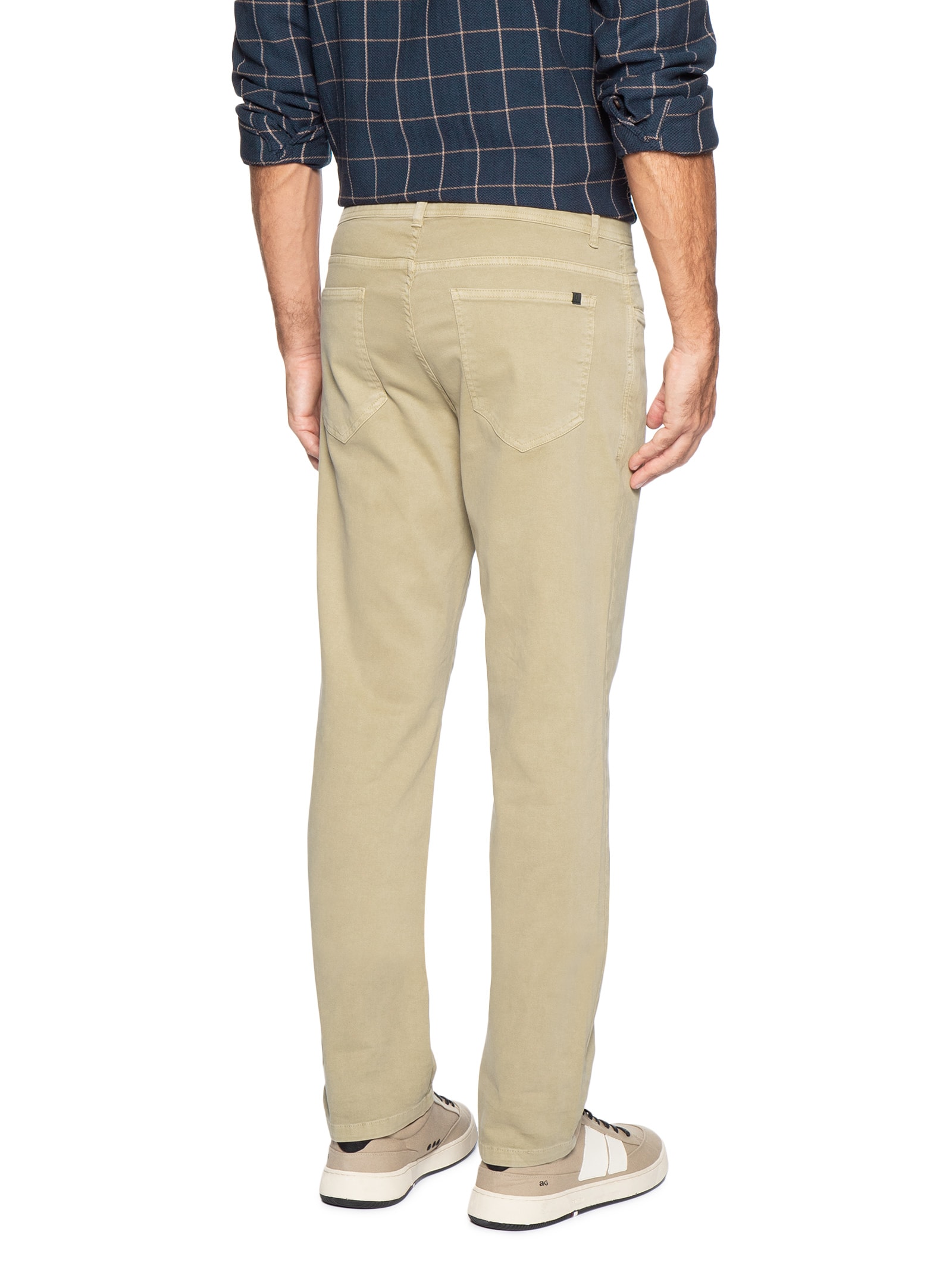 Calça 5 Pockets Super Soft Masculina Bege Austral
