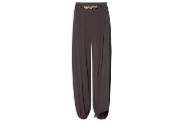 Calça Aladim Feminina com Cinto - Marrom