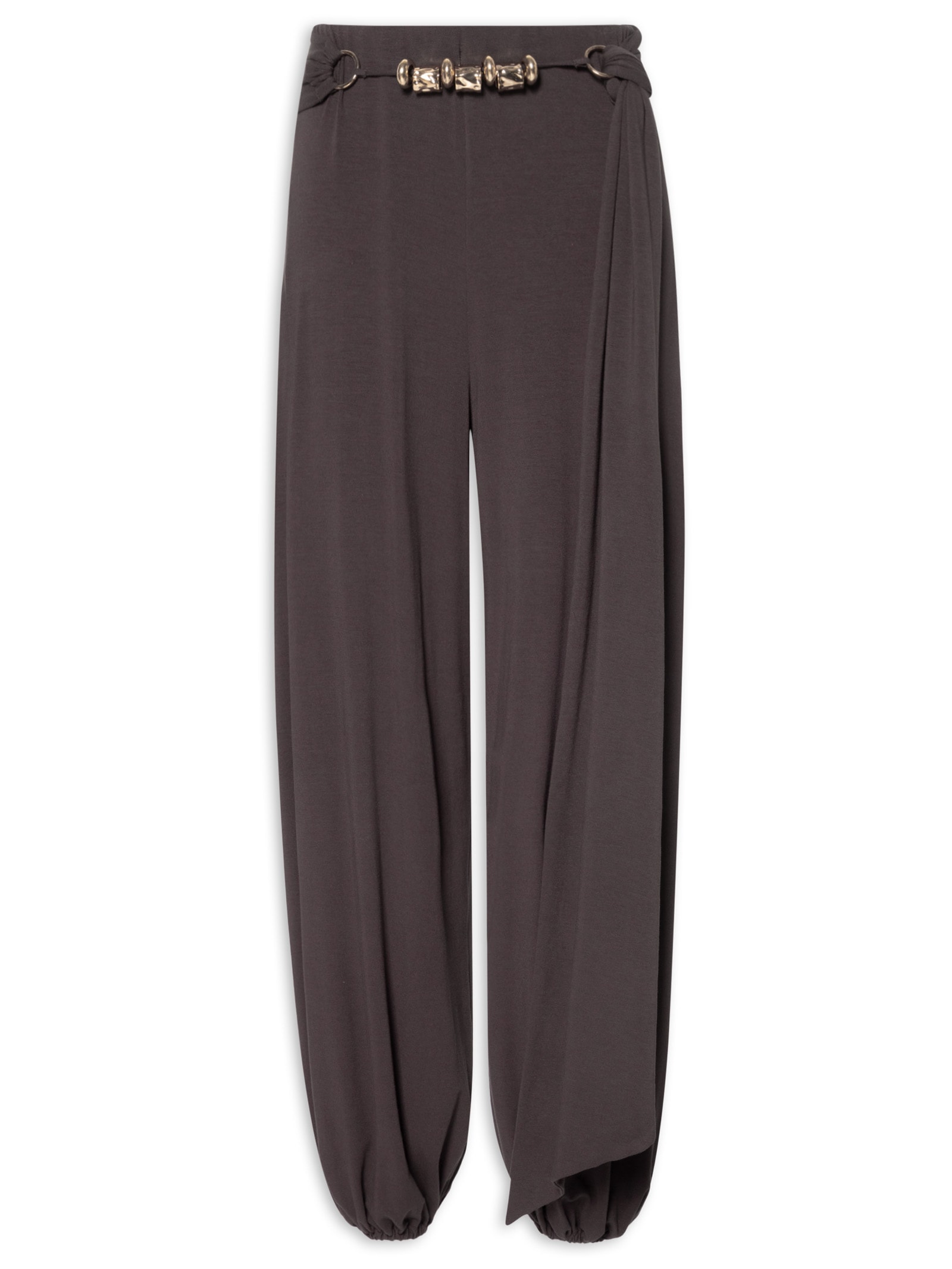 Calça Aladim Feminina com Cinto – Marrom Lança Perfume