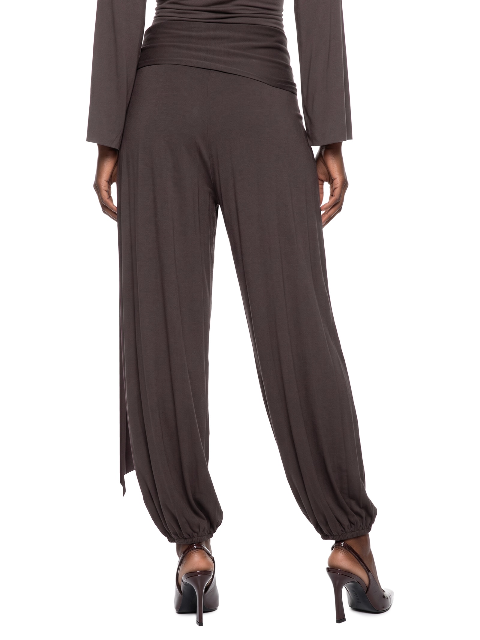 Calça Aladim Feminina com Cinto – Marrom Lança Perfume