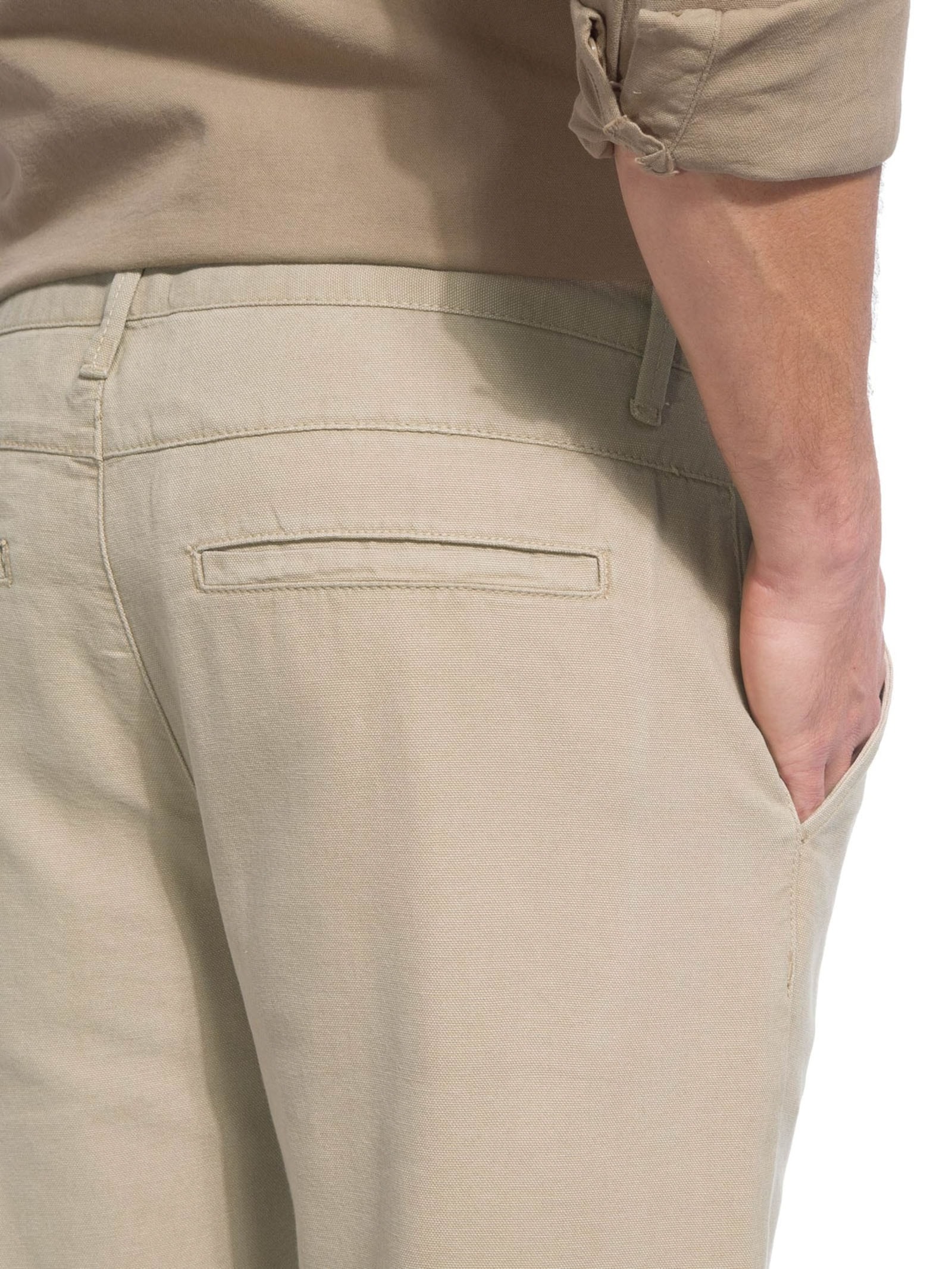 Calça Alfaiataria E-basics Bege Osklen