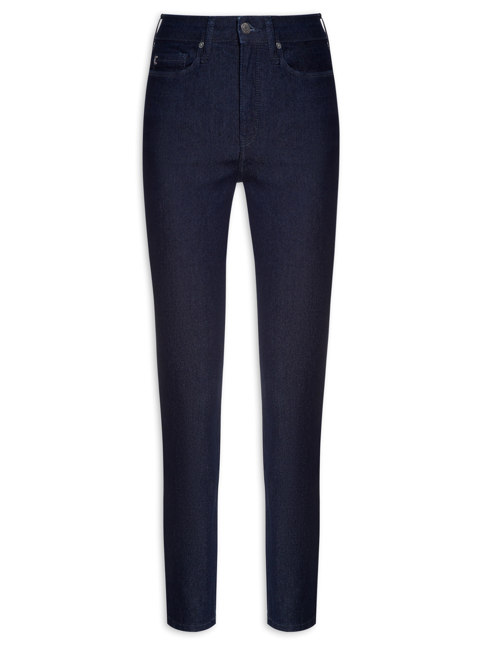 Calça Allure Skinny Raw Denim Azul Canal