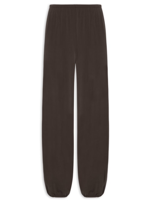 Calça Baggy Feminina Honey - Marrom