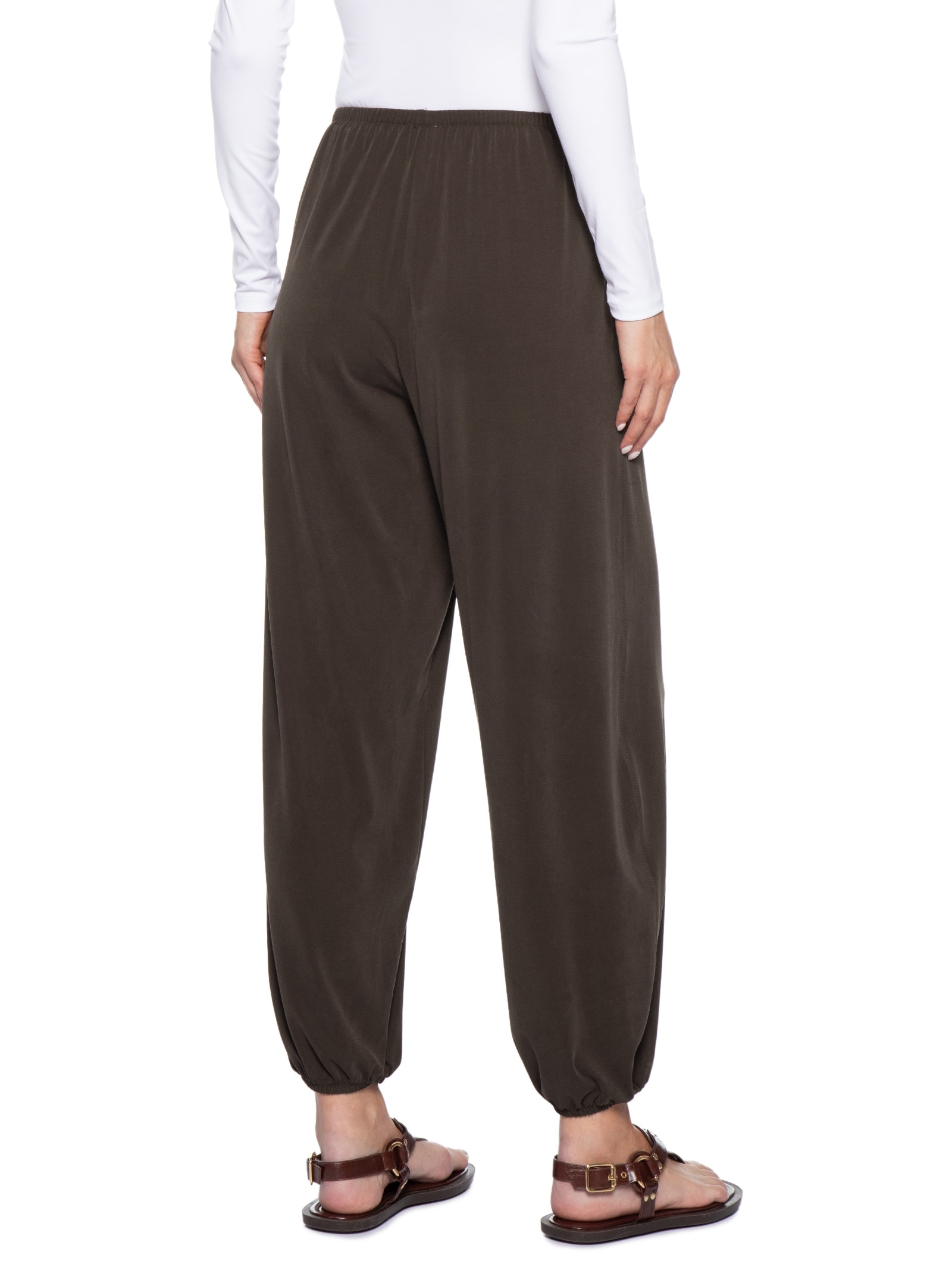 Calça Baggy Feminina Honey Marrom Cotton On