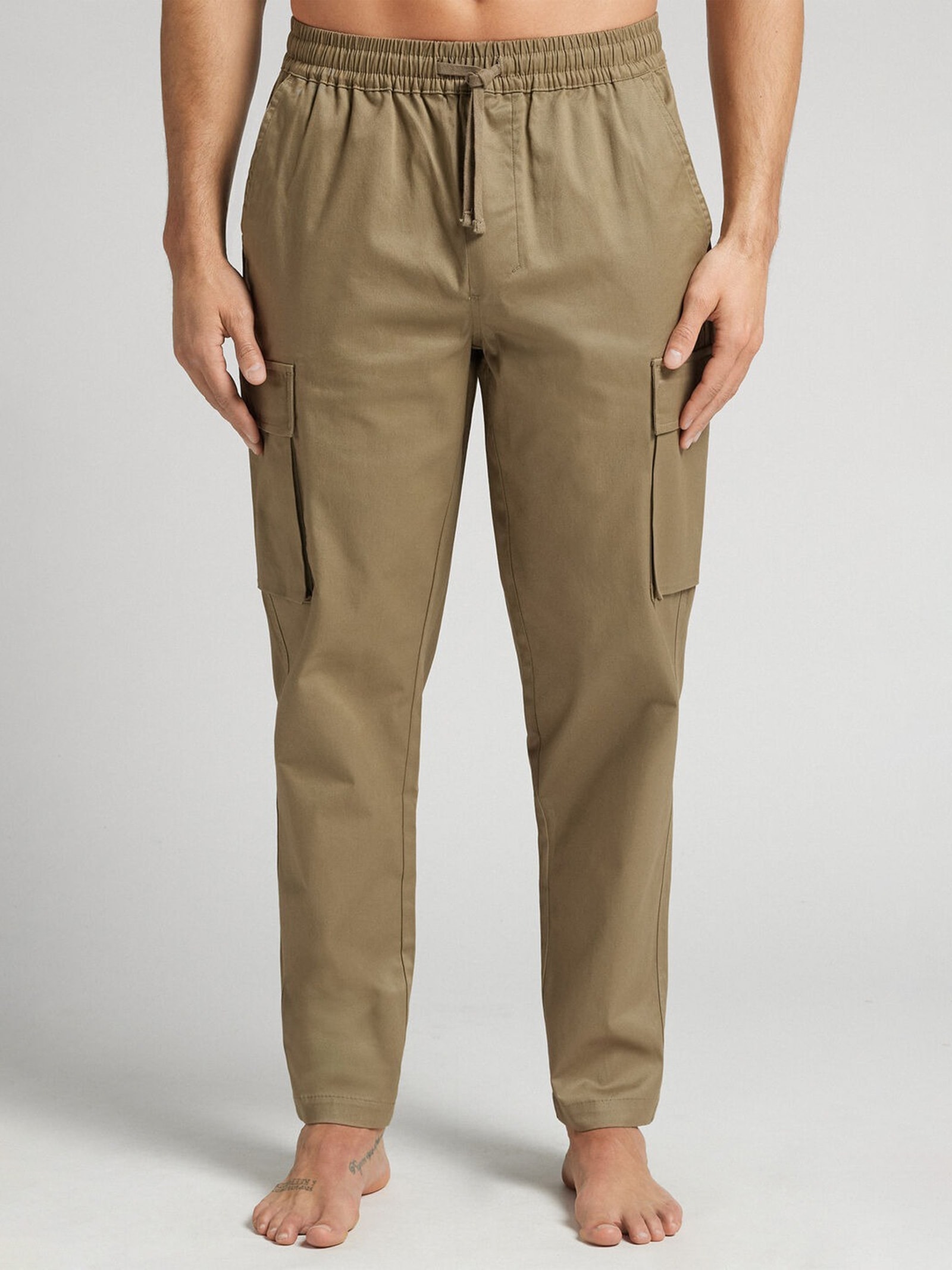 Calça Cargo Em Algodão Verde Intimissimi