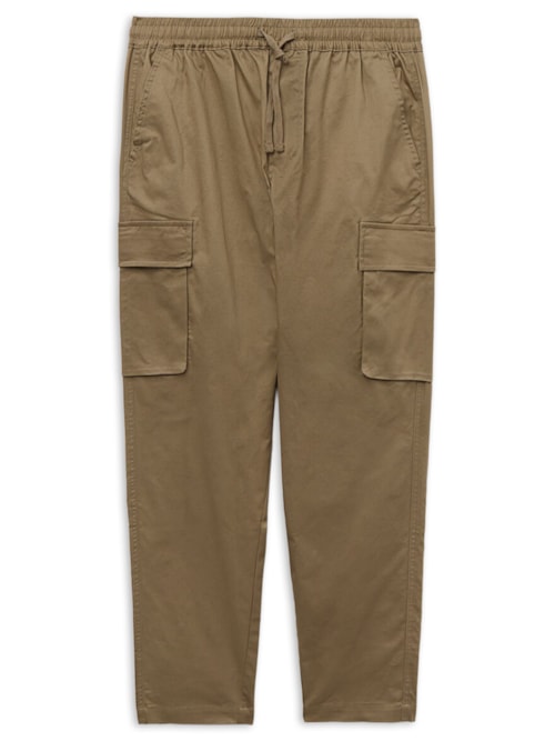 Calça Cargo Em Algodão – Verde