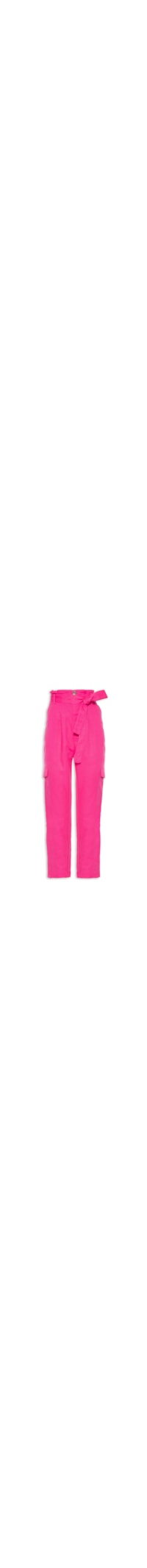 Calça Cargo Linho Algodão - Rosa