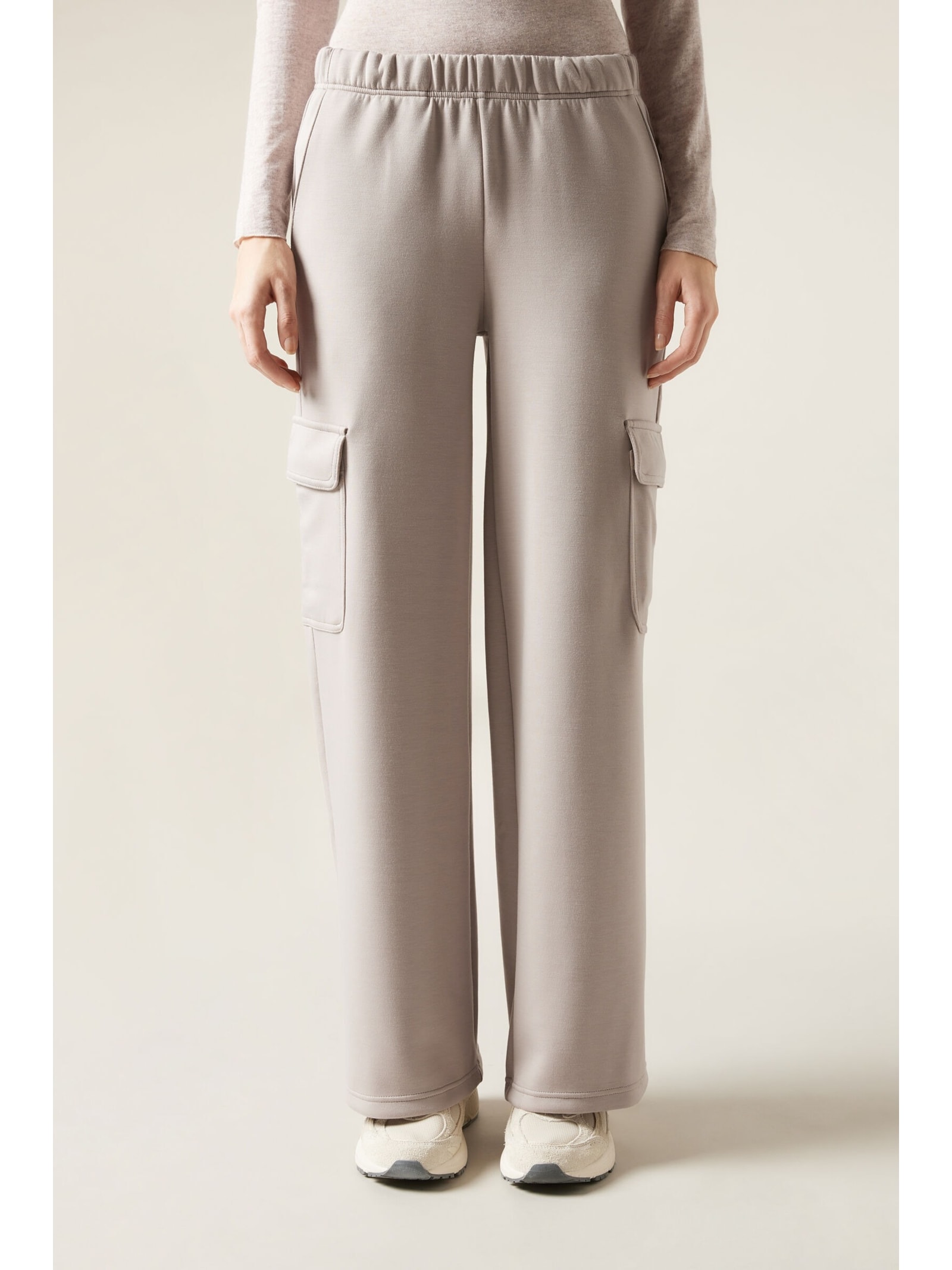 Calça Cargo Lux Lounge Cinza Calzedonia