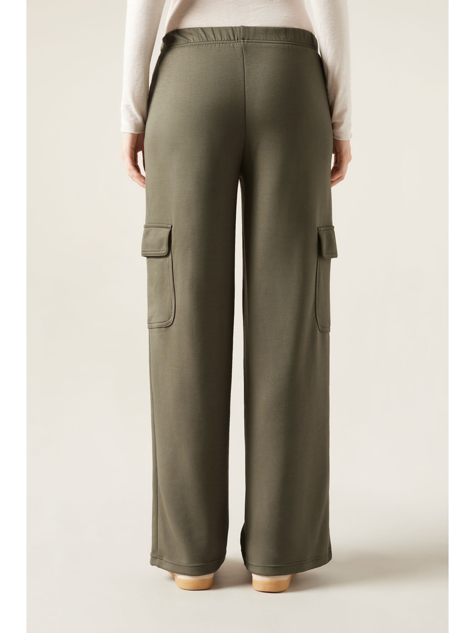 Calça Cargo Lux Lounge Verde Calzedonia