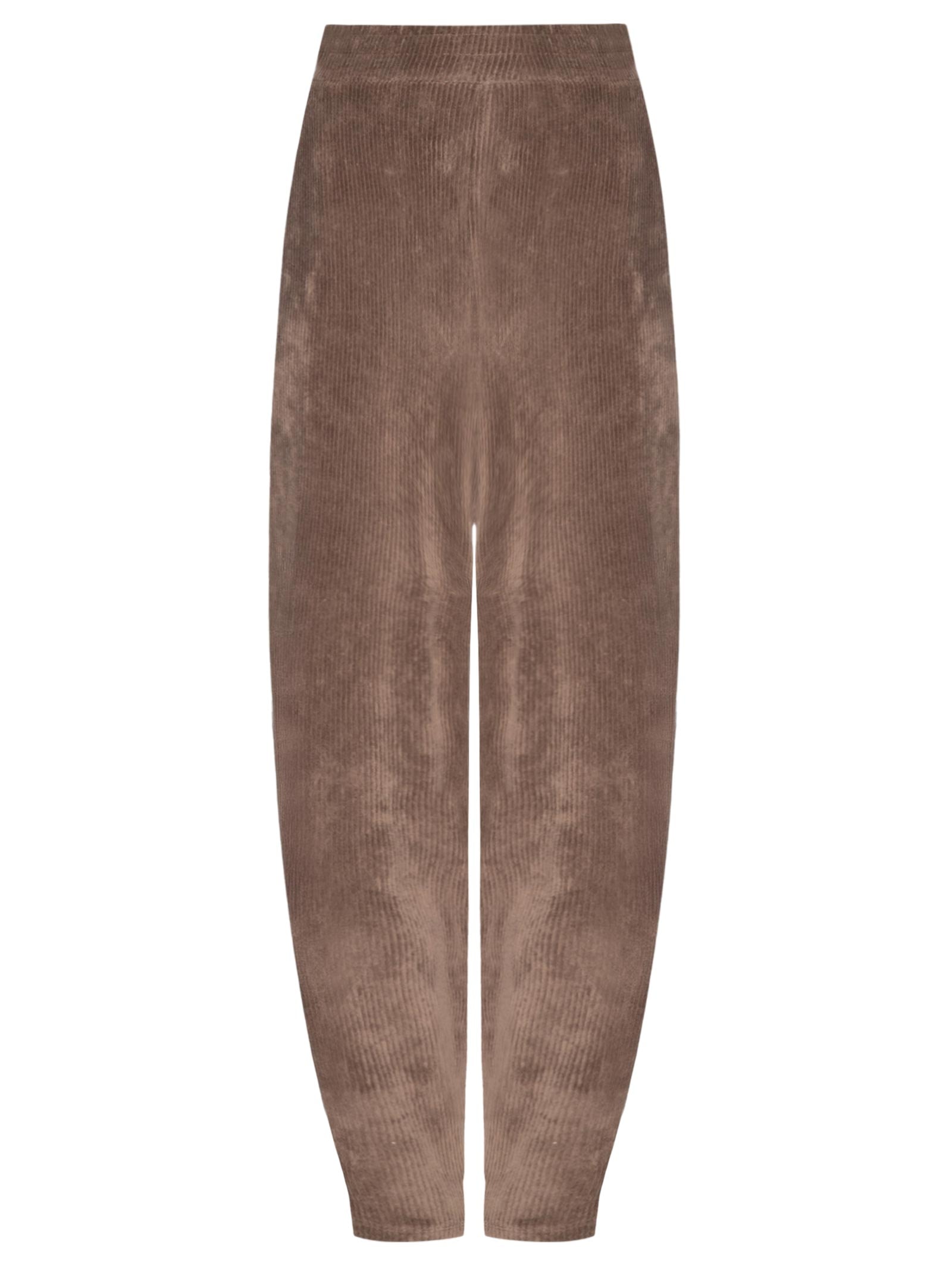 Calça Cenoura Cotelê Marrom Heidi Yogini