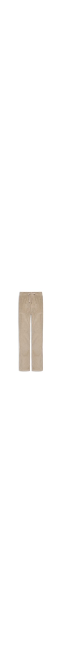 Calça Chino Masculina Reta Com Cordão de Ajuste - Bege