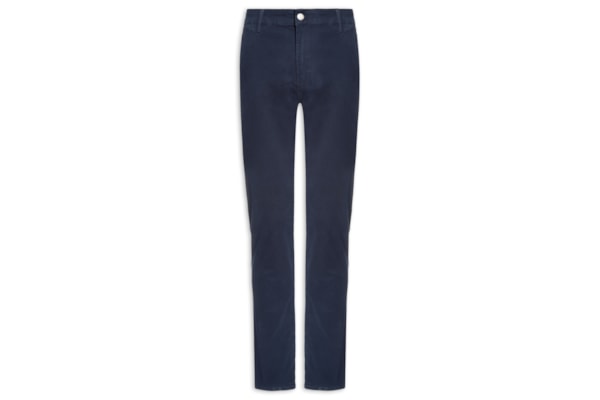 Calça Chino Masculina Slim Fit Scanton - Azul