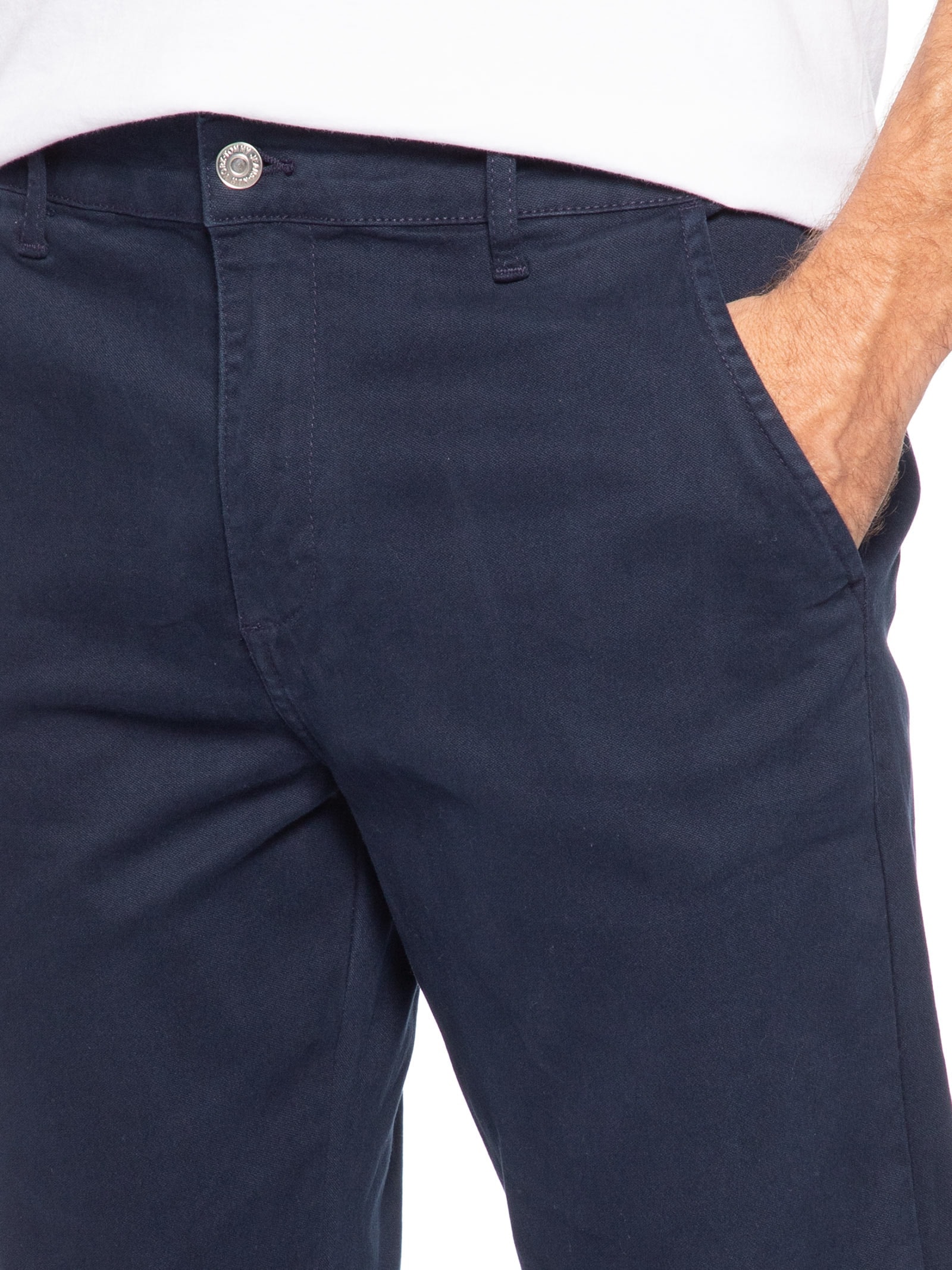Calça Chino Masculina Slim Fit Scanton Azul Tommy Jeans