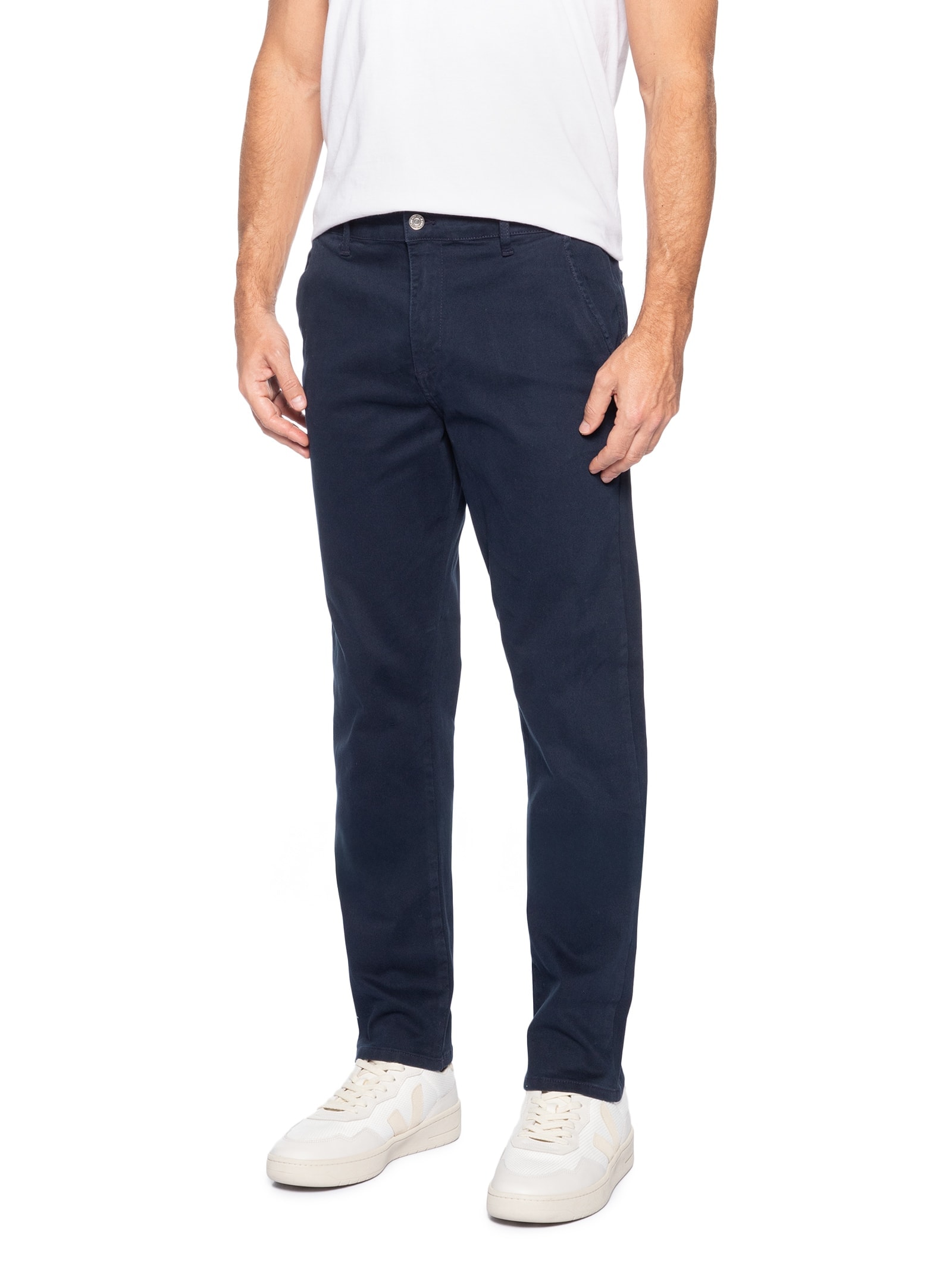 Calça Chino Masculina Slim Fit Scanton Azul Tommy Jeans