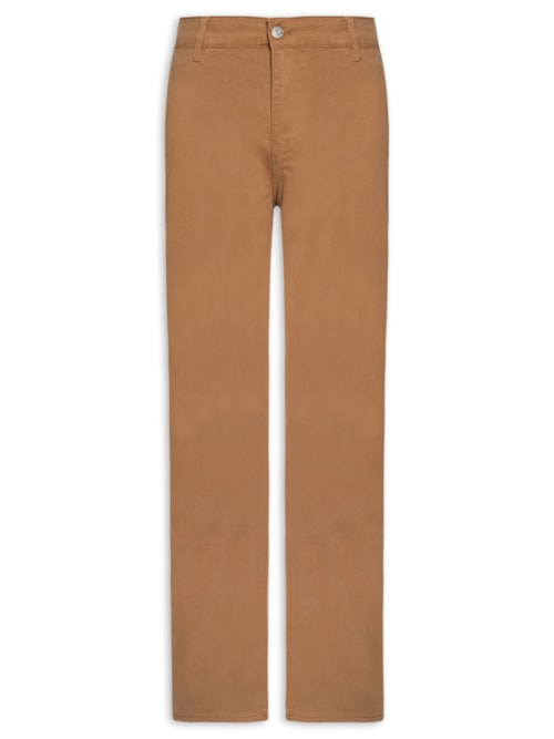 Calça Chino Masculina Slim Fit Scanton – Bege