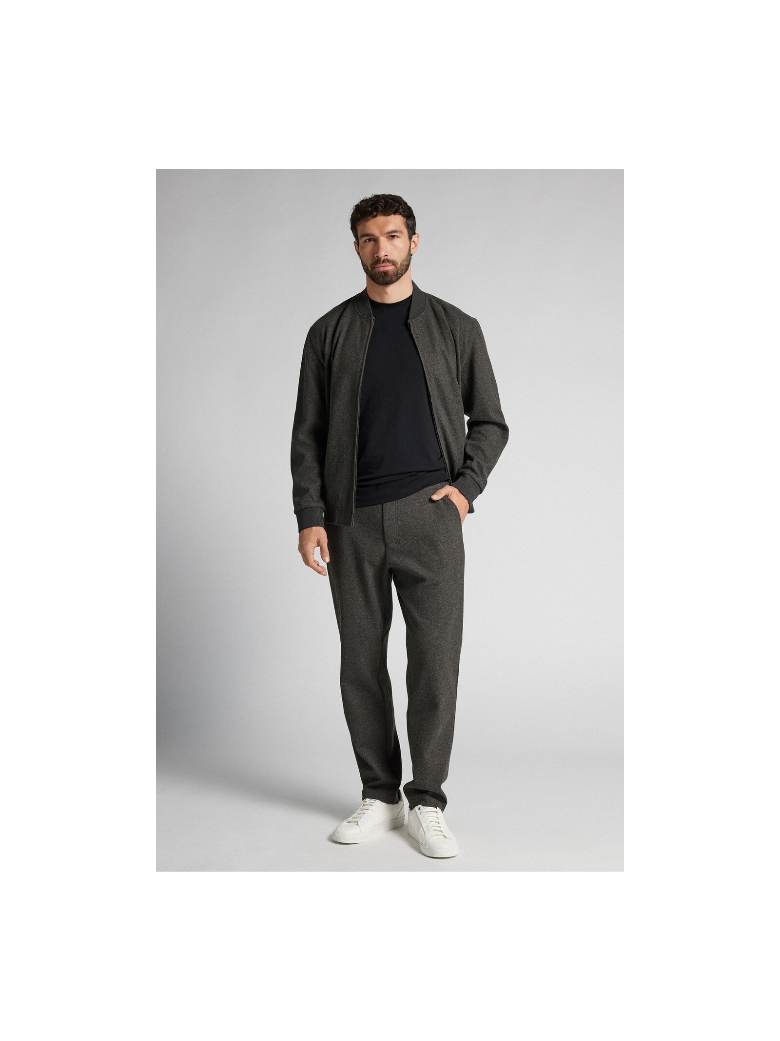 Calça Com Efeito Lã Cinza Intimissimi