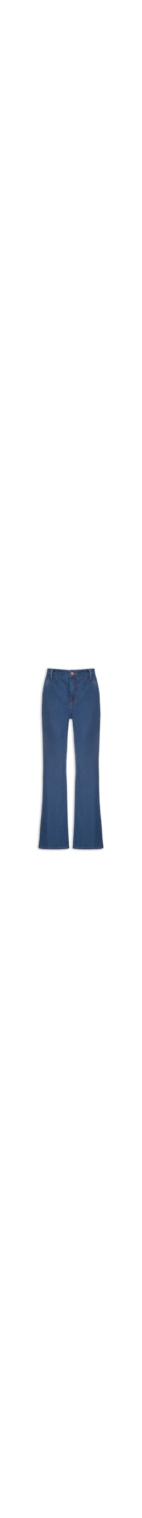 Calça Cotelê Jeans Flare Feminina – Azul