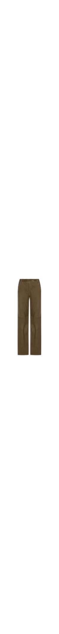 Calça De Couro Feminina Bolso Tresset - Marrom