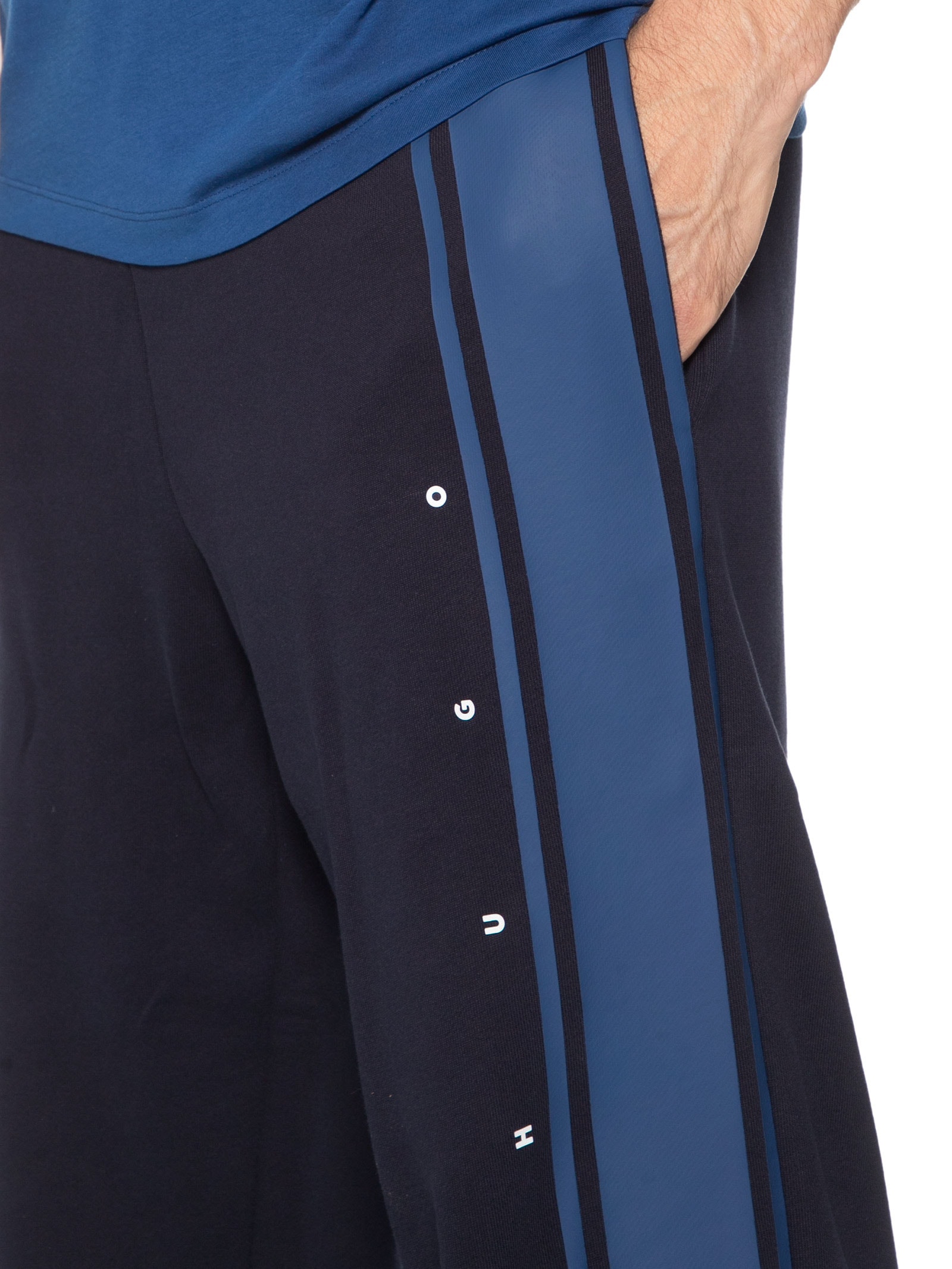 Calça De Moletom Masculina Demsipant Azul Hugo