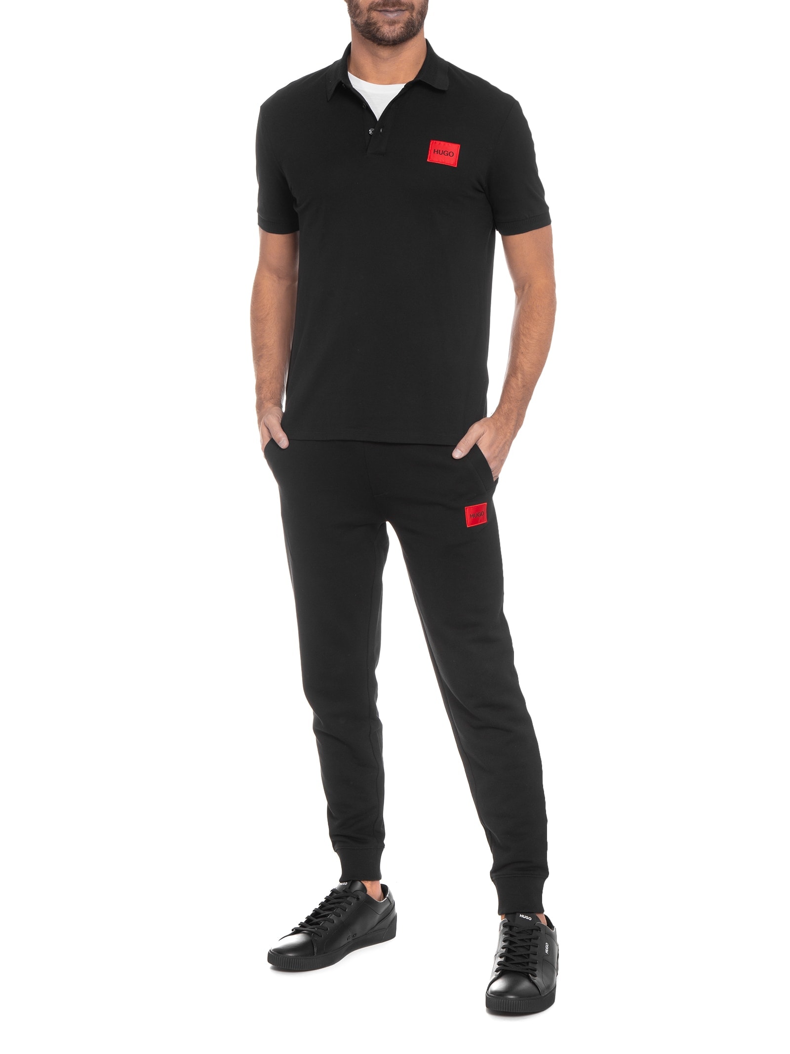 Calça De Moletom Masculina Doak Preto Hugo