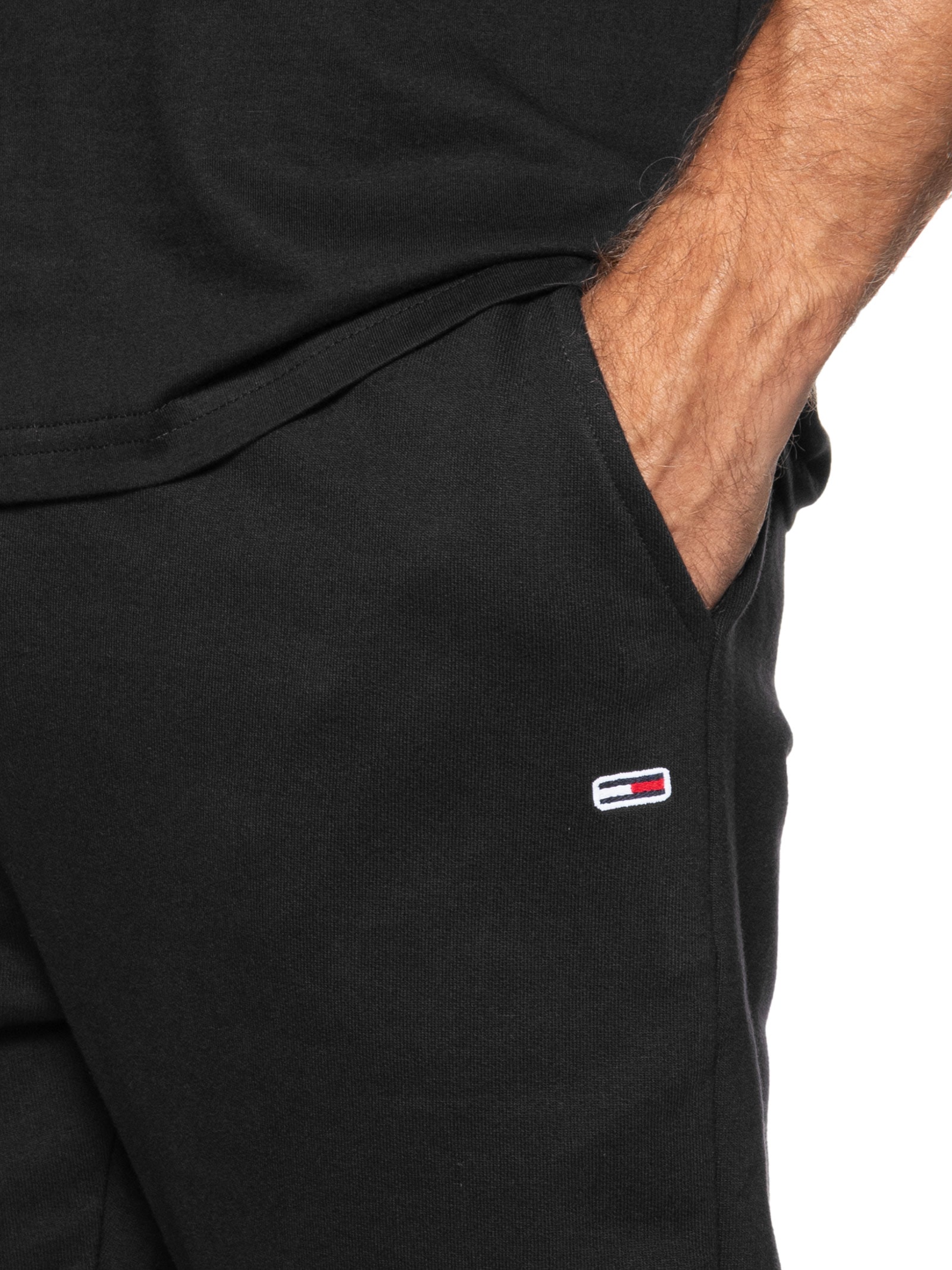 Calça de Moletom Masculina Slim Fit Com bolso Preto Tommy Jeans