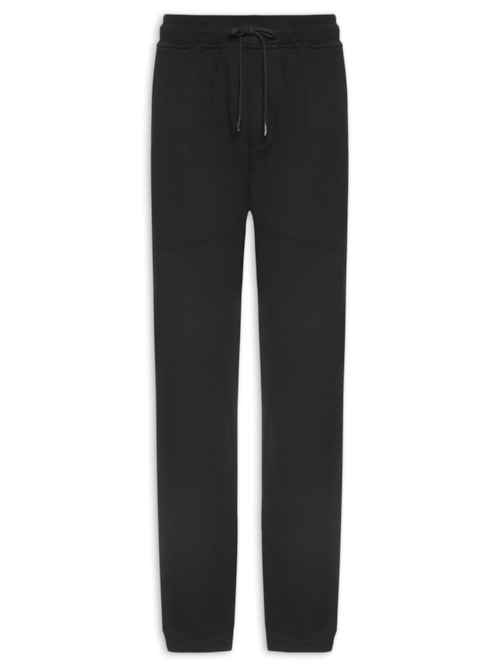 Calça de Moletom Masculina Slim Fit Com bolso – Preto