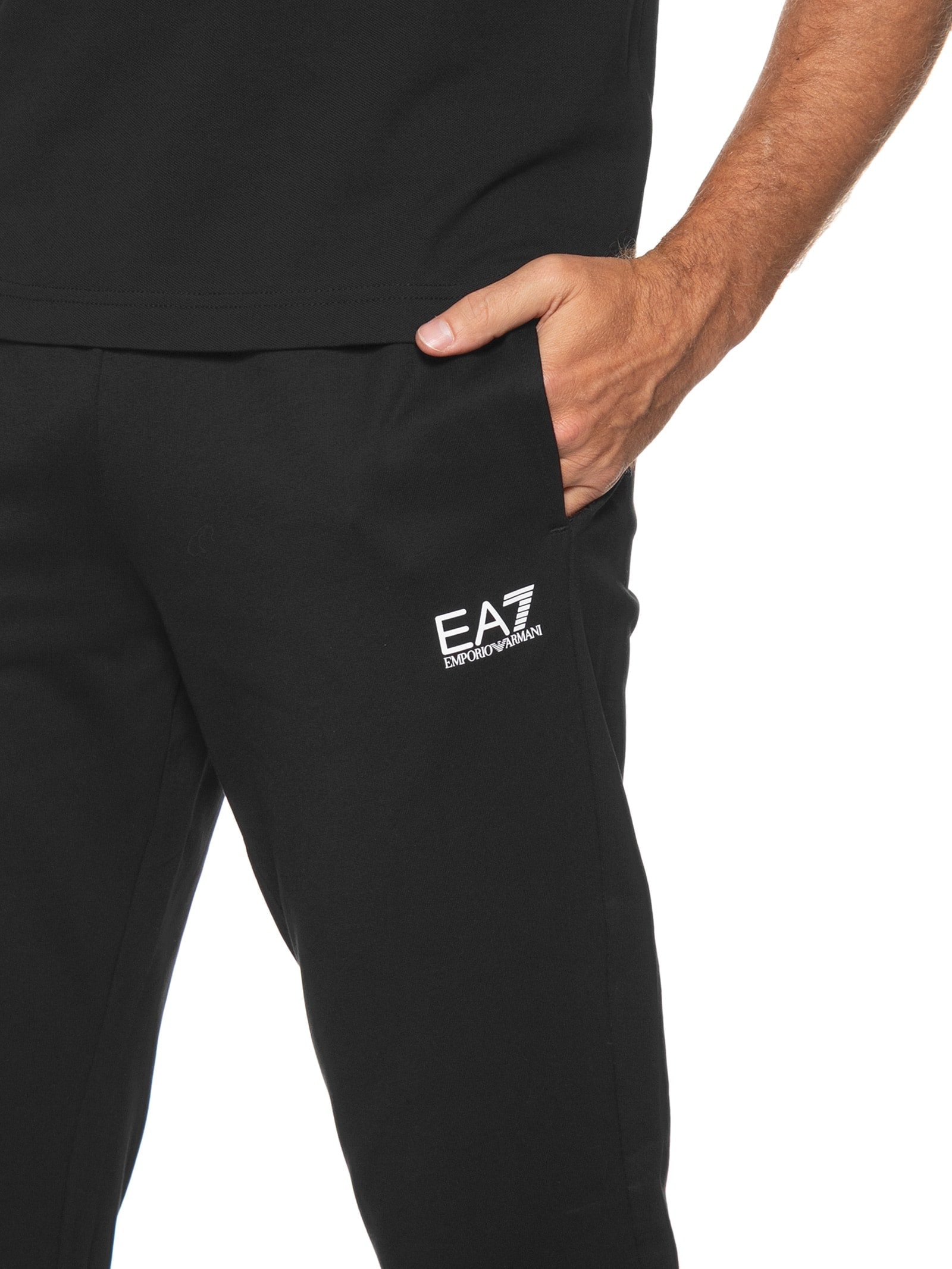 Calça De Moletom Masculina Train Core Preto Ea7 Emporio Armani
