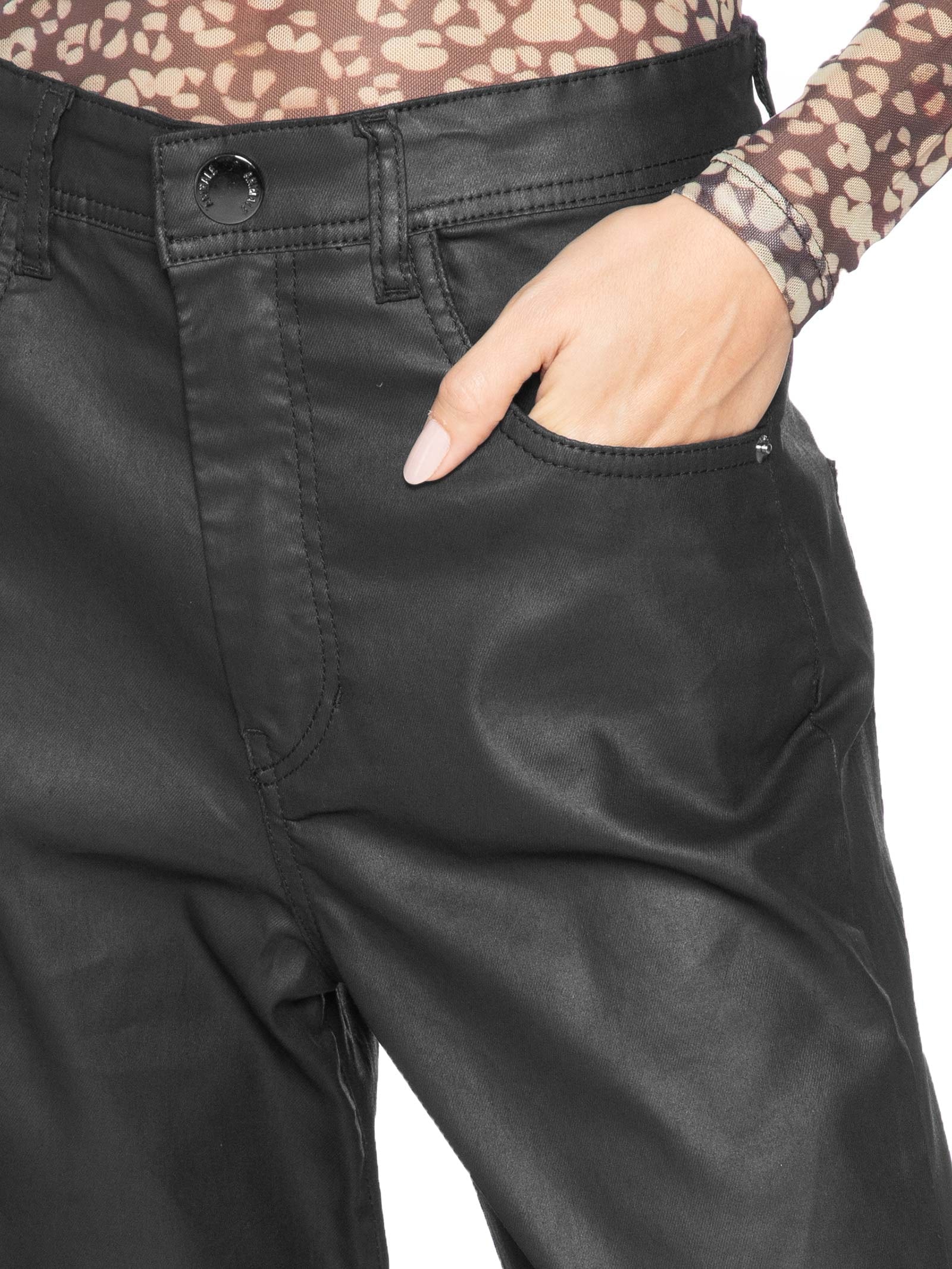 Calça de Sarja Feminina – Preto Animale