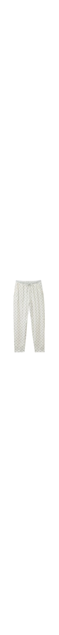 Calça Dusty Flower Algodão Supima - Branco