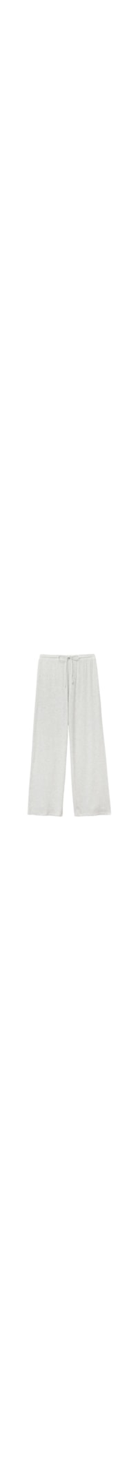 Calça Efeito Pantalona Em Modal Chic Comfort - Cinza