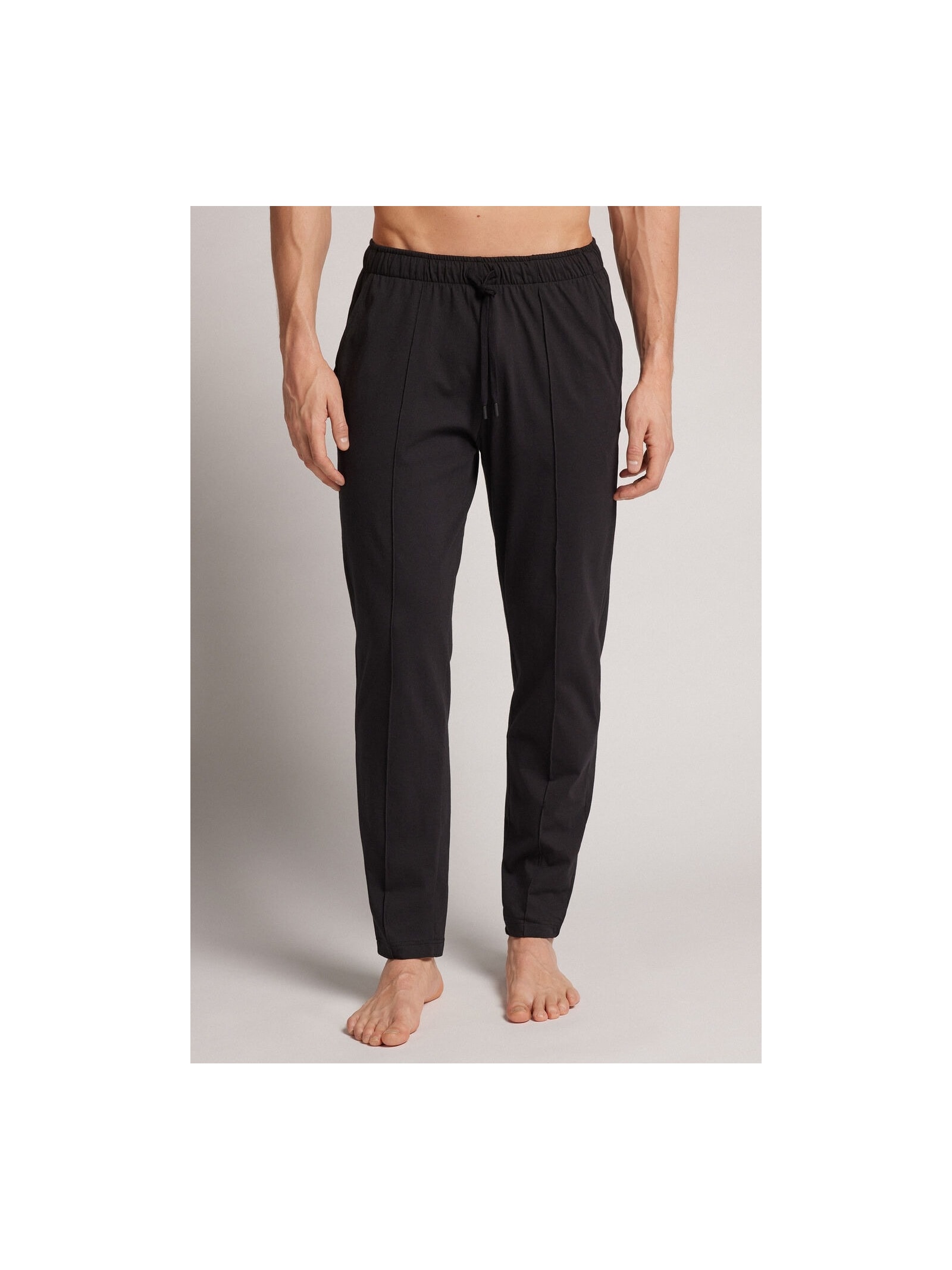 Calça Em Algodão Com Nervura Preto Intimissimi