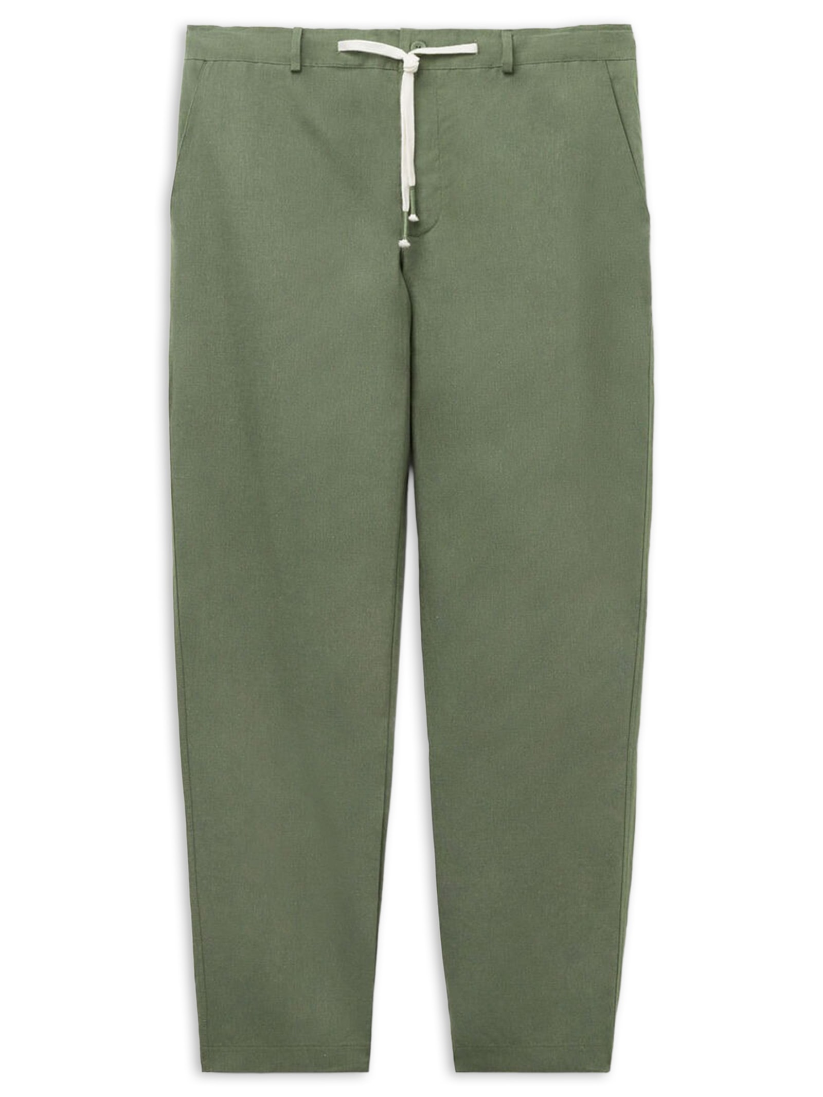 Calça Em Linho e Algodão Verde Intimissimi