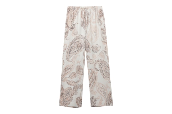 Calça Em Linho e Viscose Get Noticed - Estampado