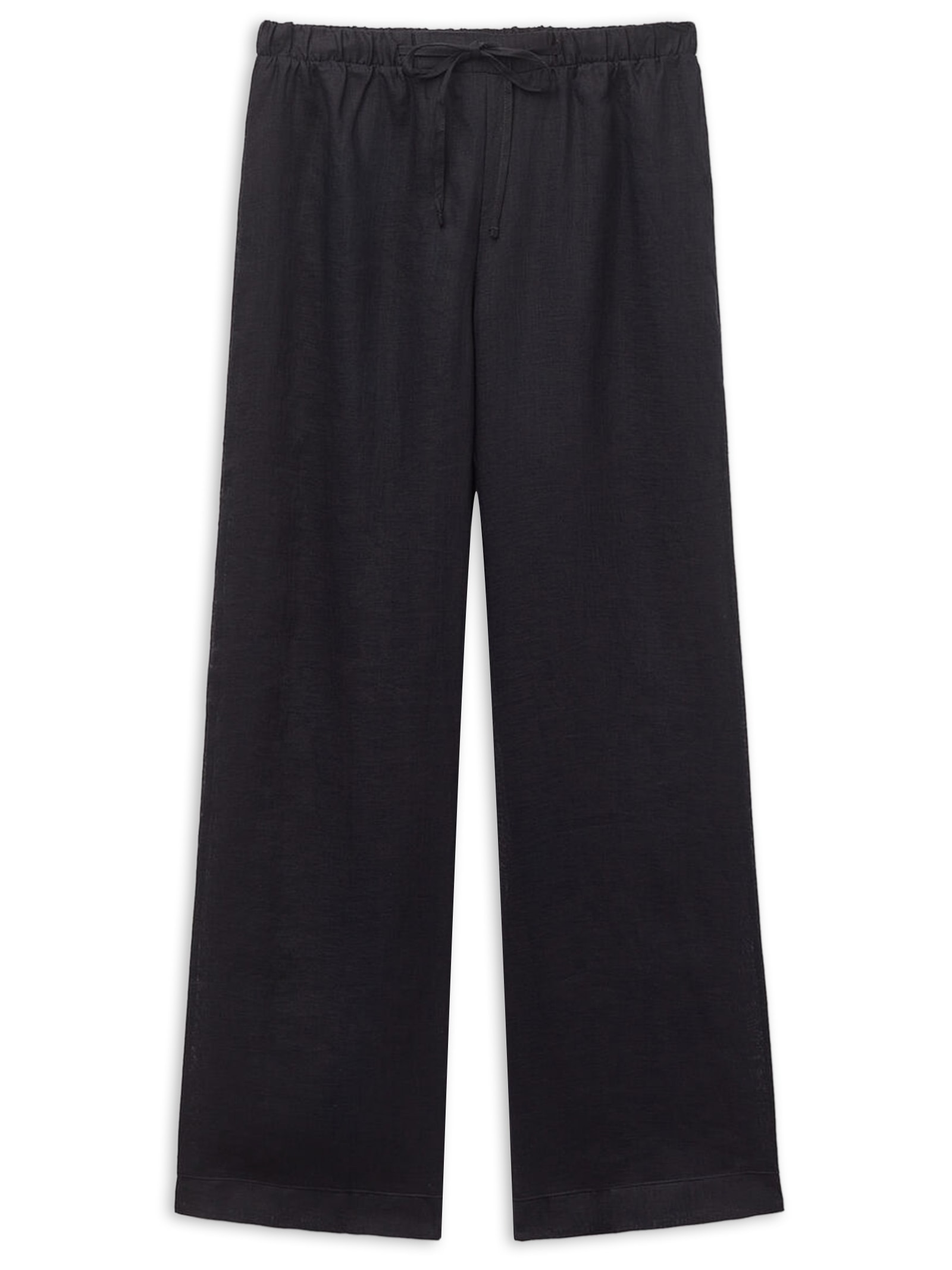 Calça Em Linho The Pure Linen Preto Intimissimi