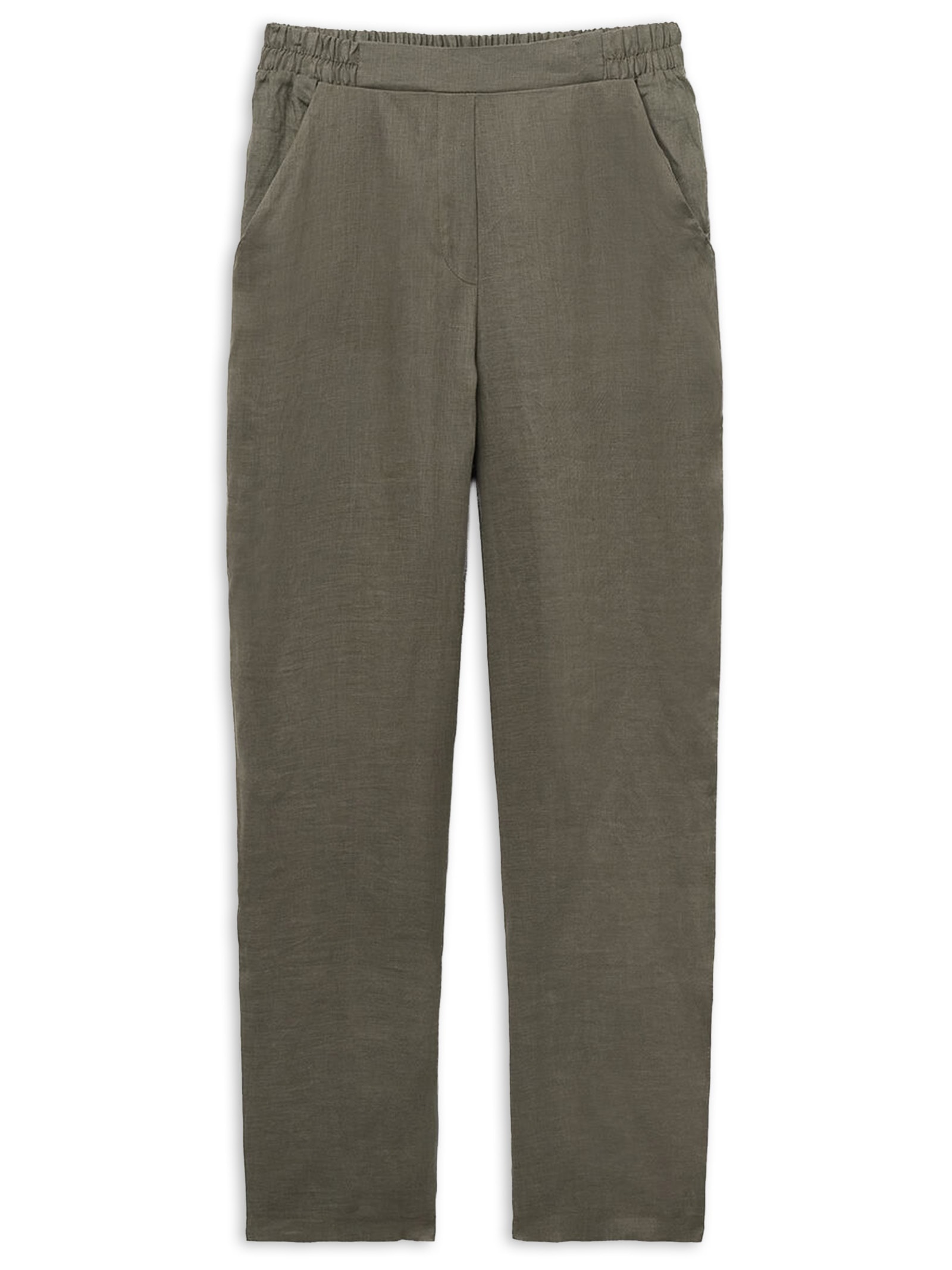 Calça Em Linho The Pure Linen Verde Intimissimi