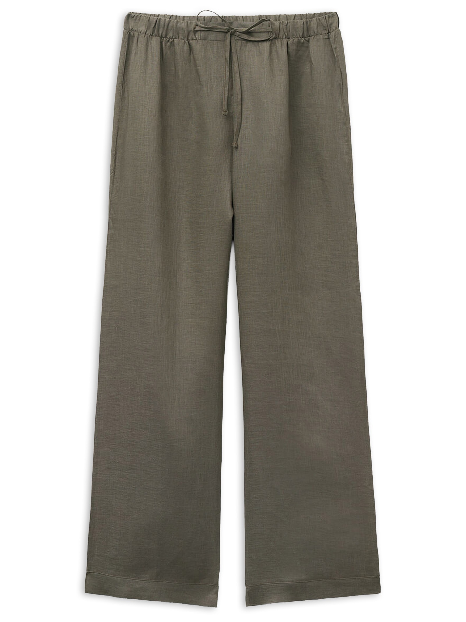 Calça Em Linho The Pure Linen Verde Intimissimi