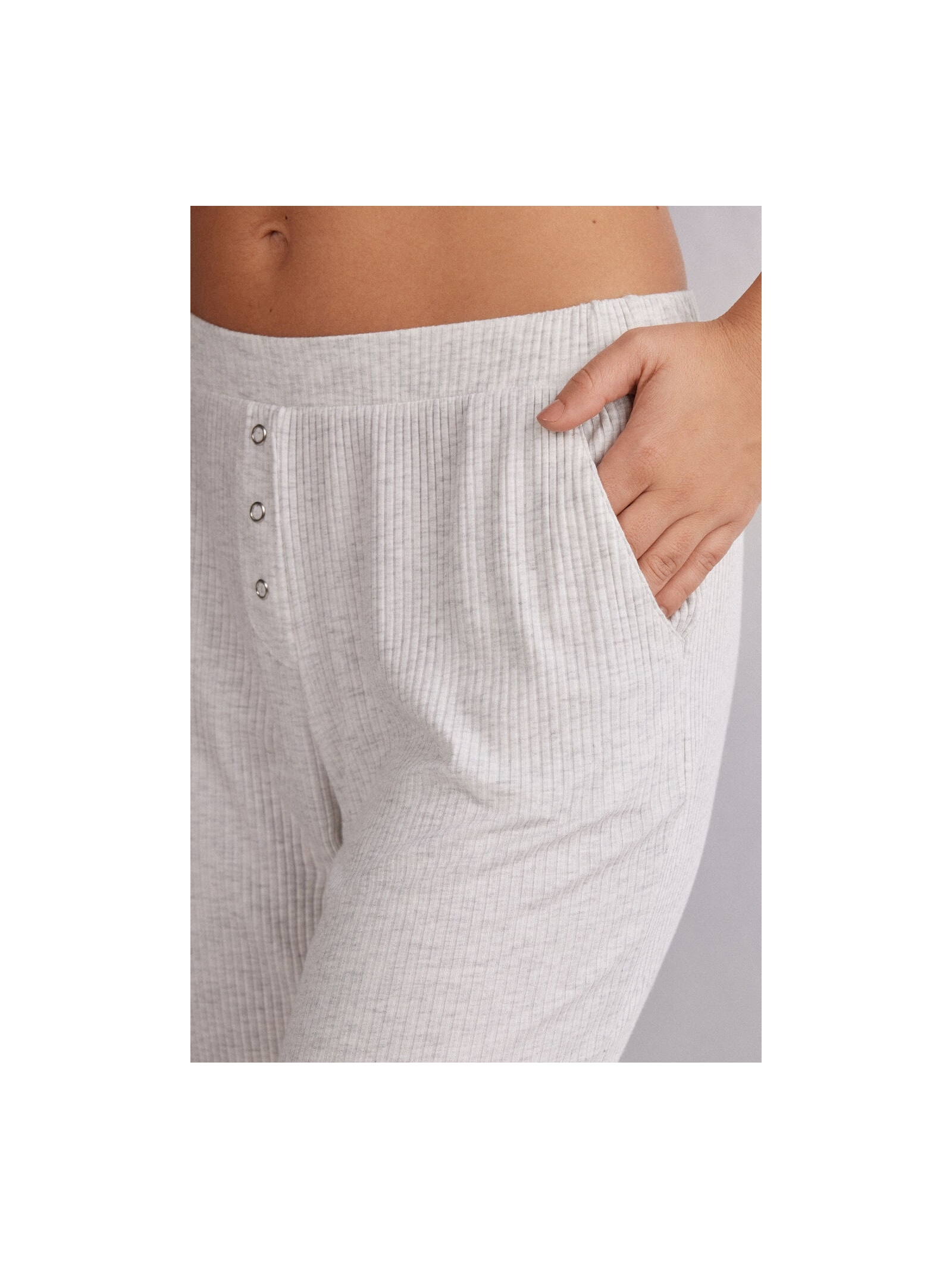 Calça Em Modal Chic Comfort Cinza Intimissimi