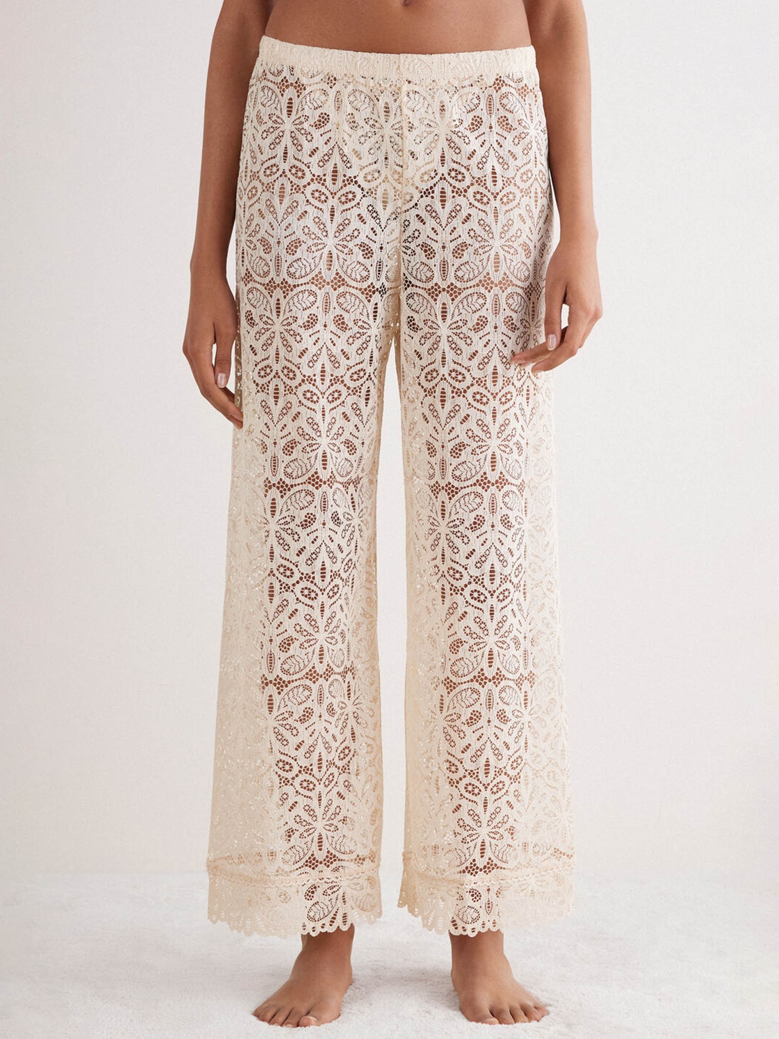 Calça Em Renda Italian Riviera Marfim Intimissimi