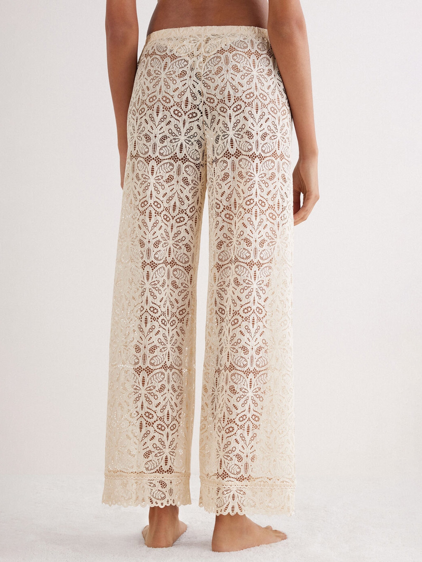 Calça Em Renda Italian Riviera Marfim Intimissimi