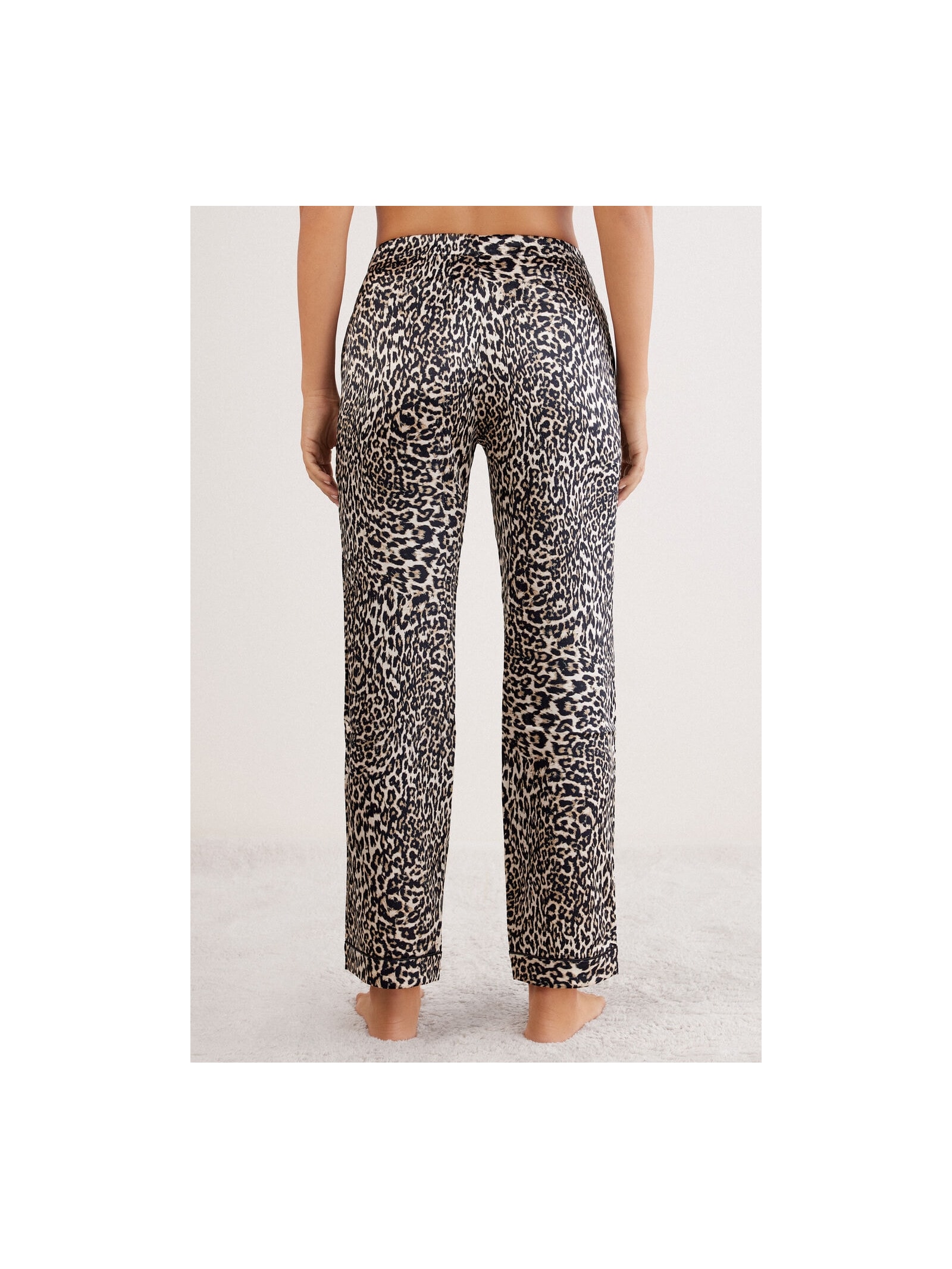 Calça Em Seda a Moment Of Glamour Marrom Intimissimi