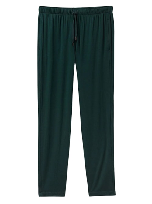 Calça Em Seda e Modal – Verde