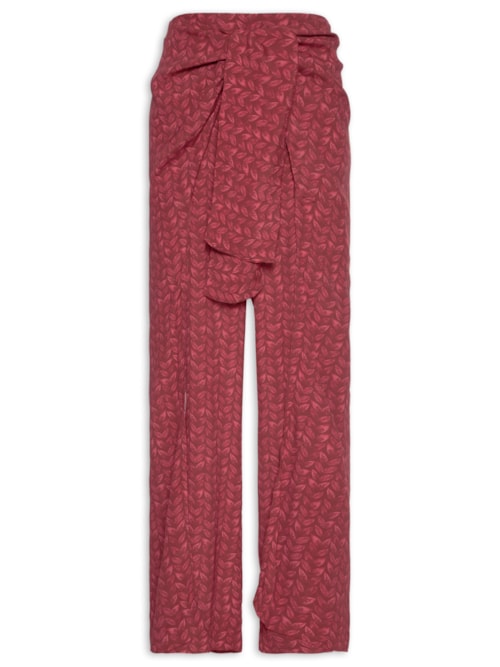 Calça Estampada – Rosa