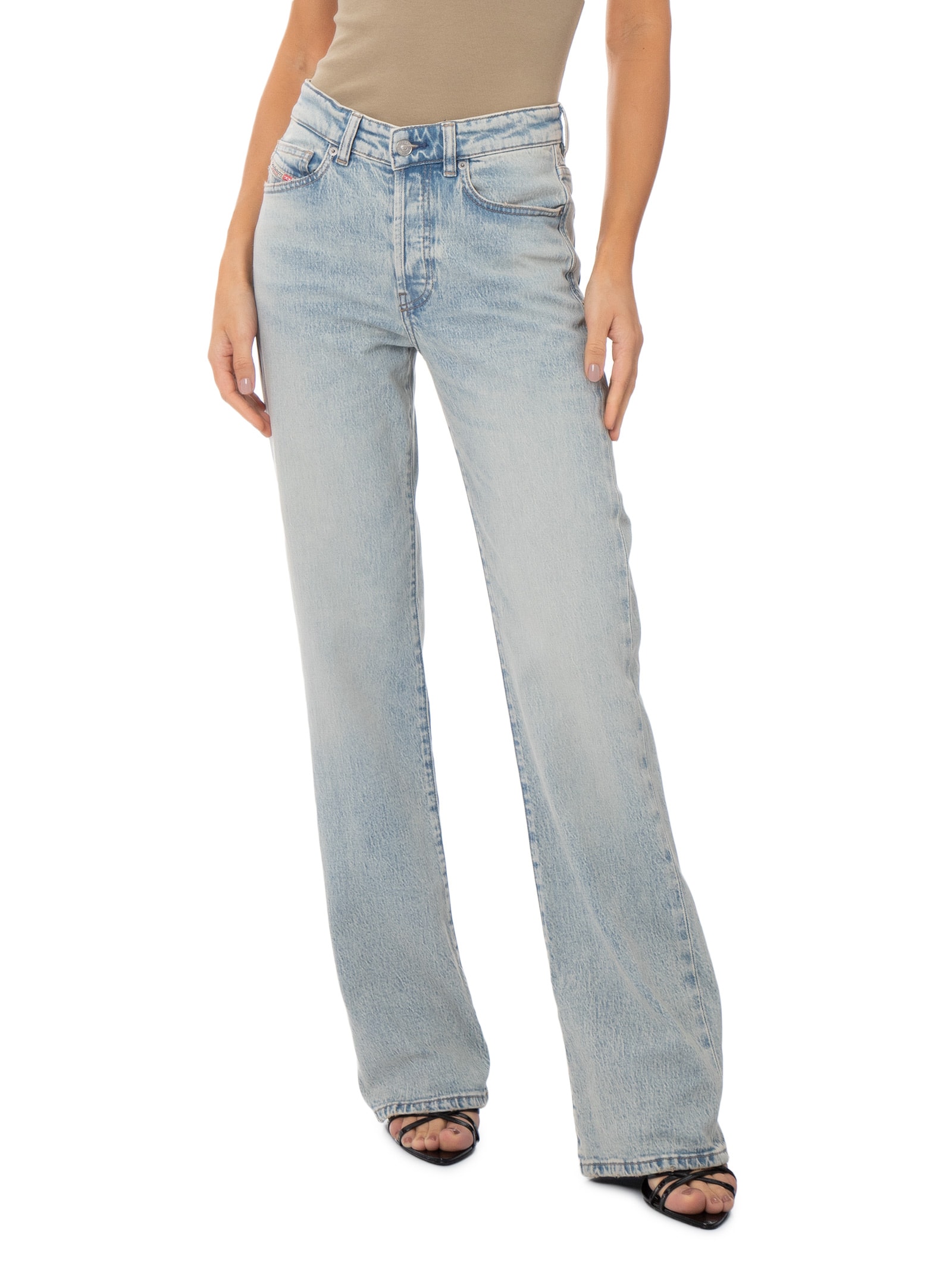 Calça Feminina 1971 D-Sent L.32 Trousers Azul Diesel
