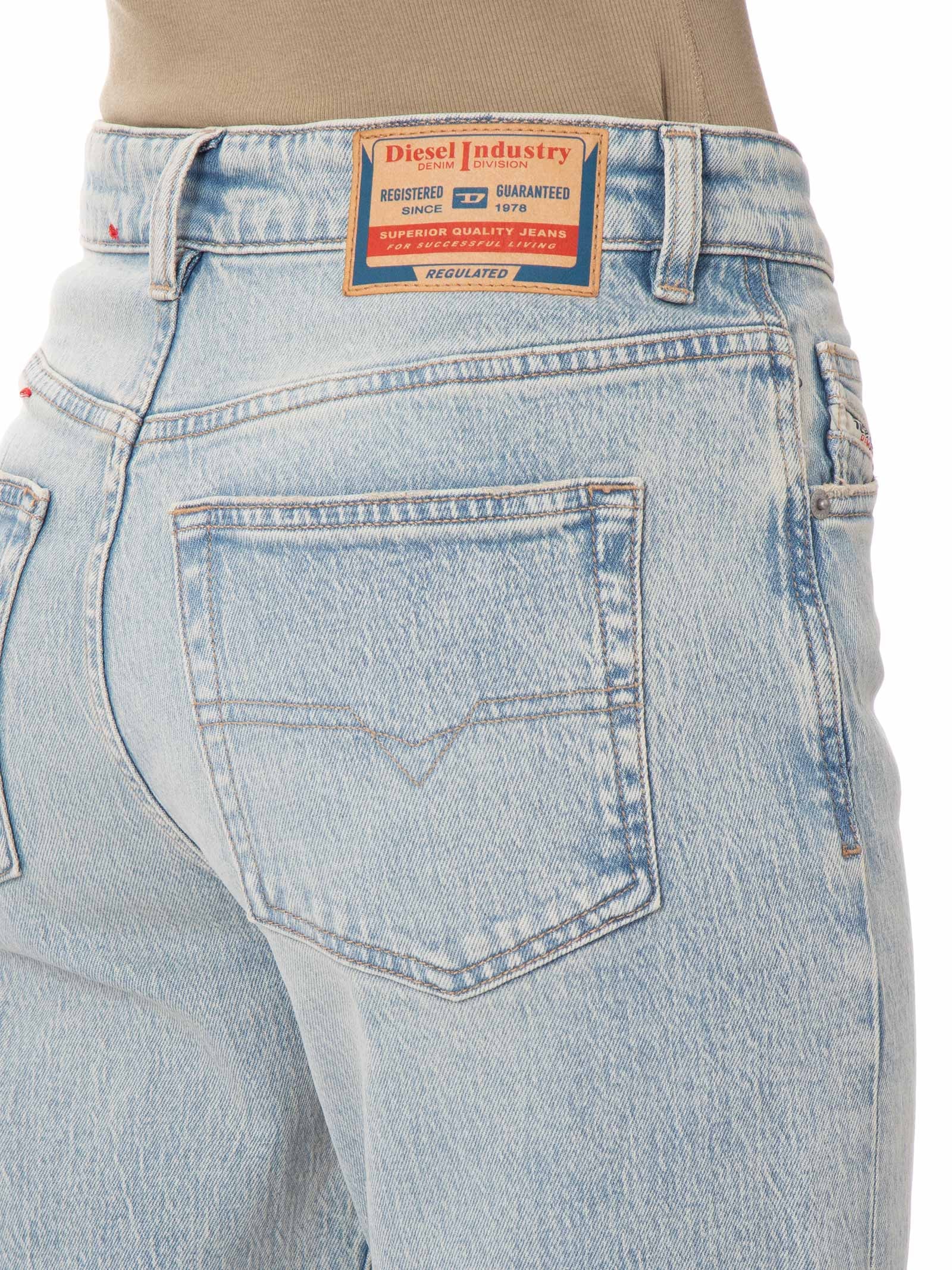 Calça Feminina 1971 D-Sent L.32 Trousers Azul Diesel