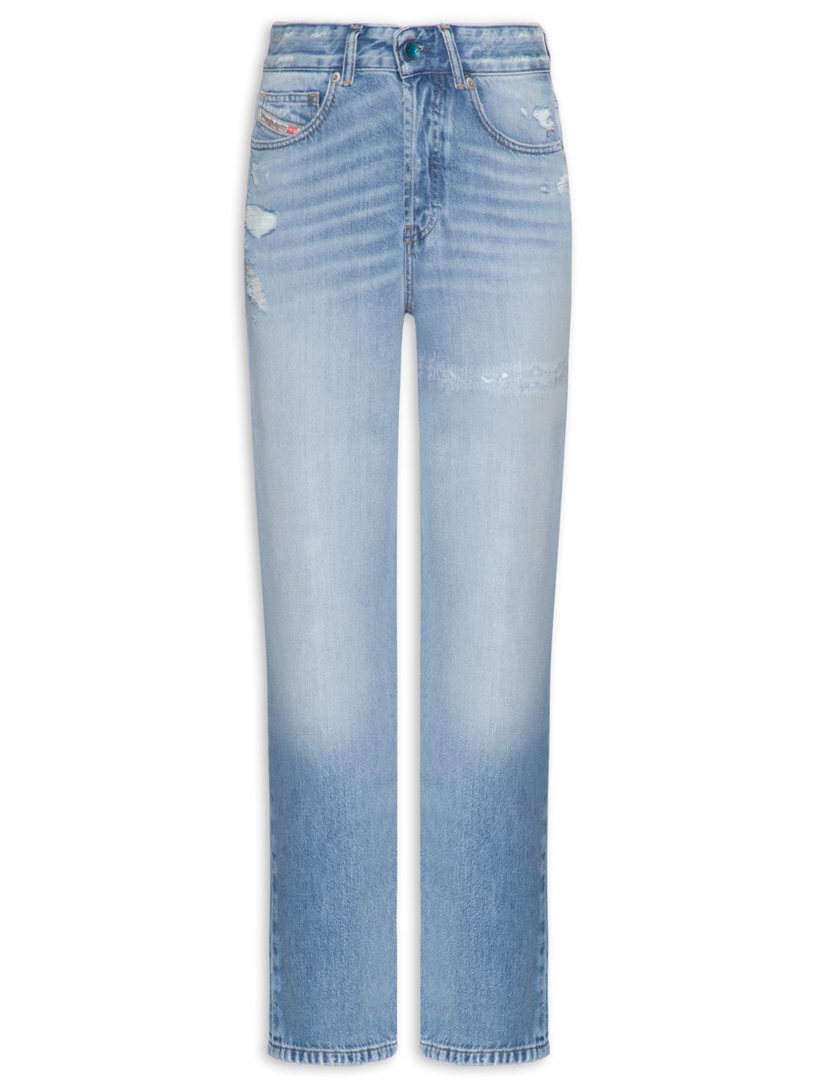 Calça Feminina 1981 D-Sent L.32 Trousers Azul Diesel