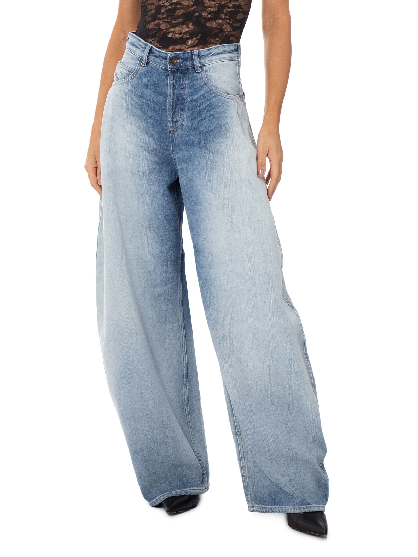Calça Feminina 1987 D-Khelz-B-S1 L.32 Tr Azul Diesel