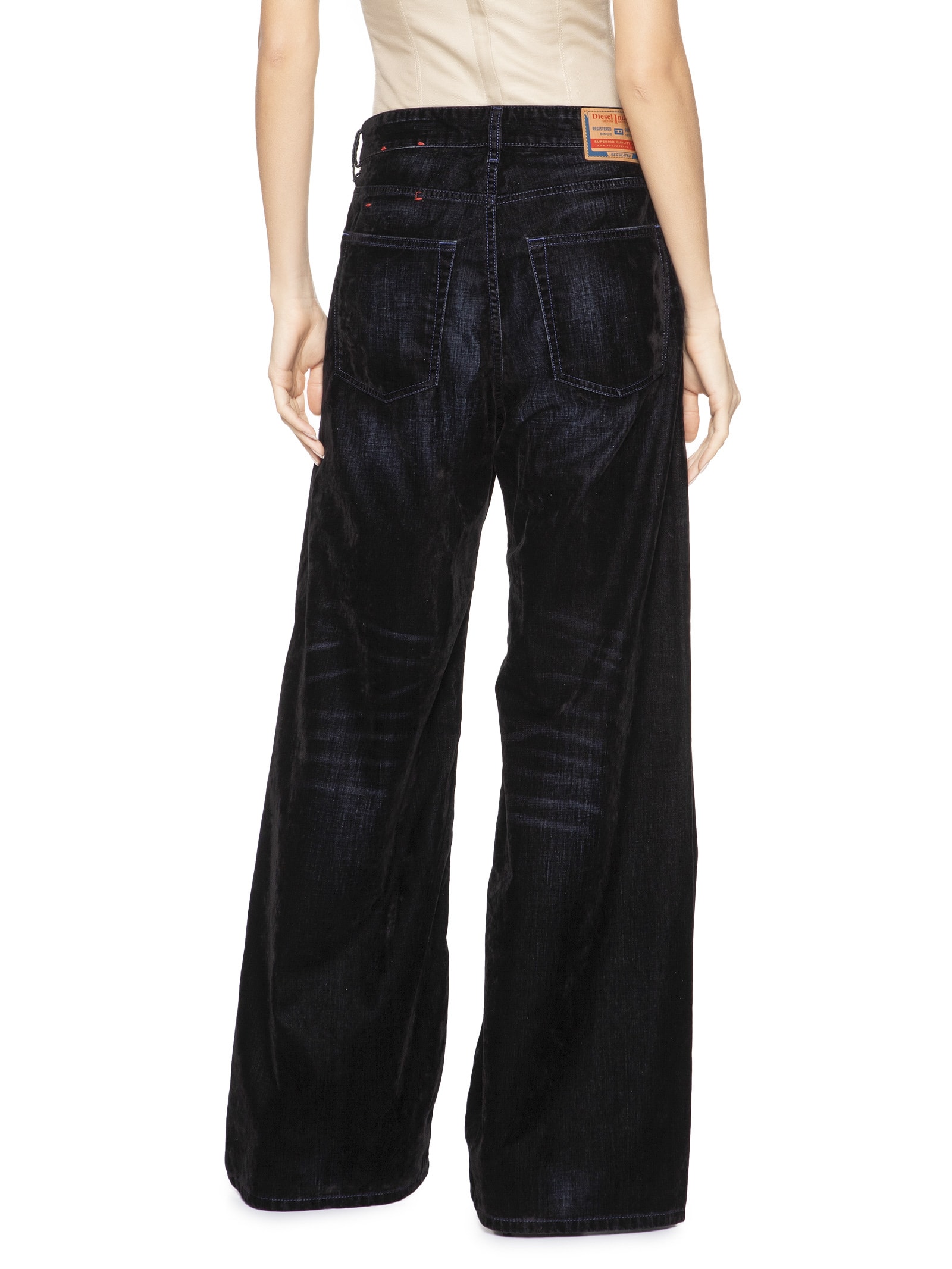 Calça Feminina 1996 D-Sire L.32 Pantaloni Preto Diesel