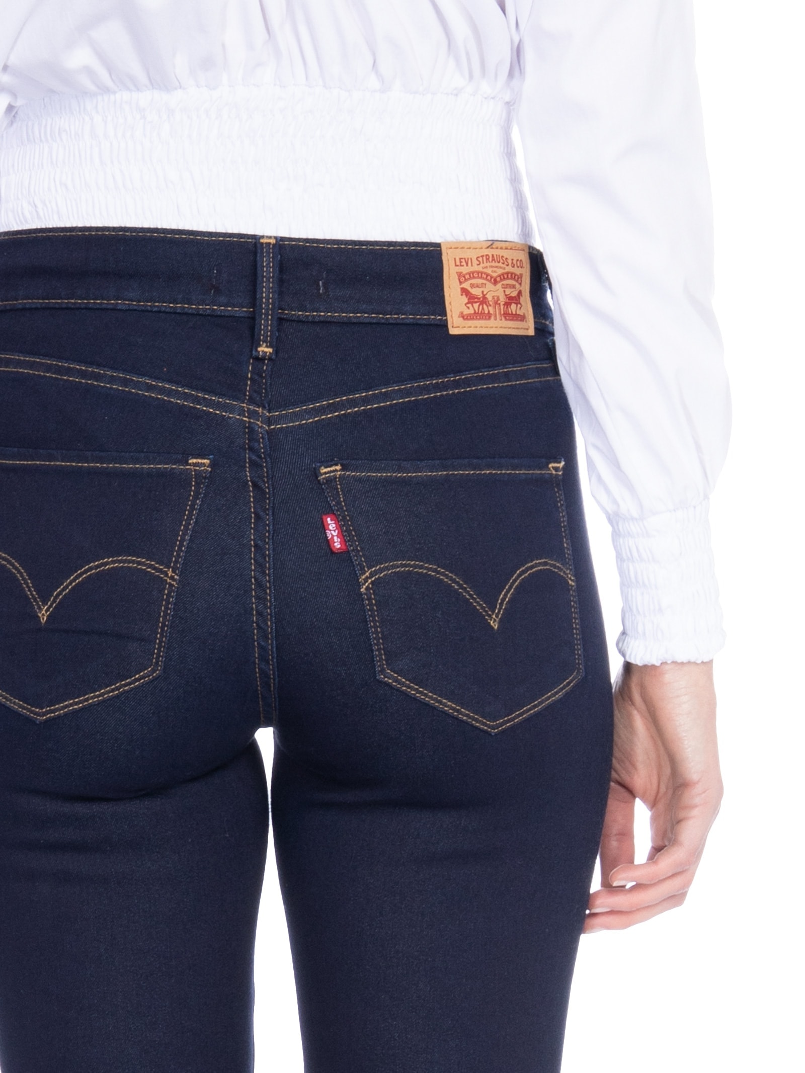 Calça Feminina 311 Shaping Skinny Azul Levi's