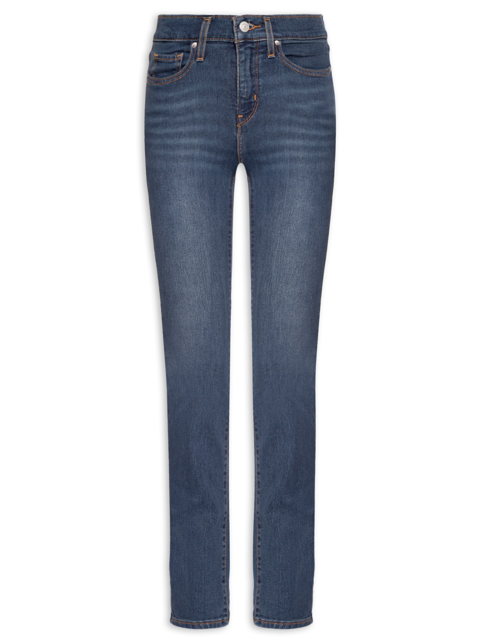 Calça Feminina 311 Shaping Straight Azul Levi's